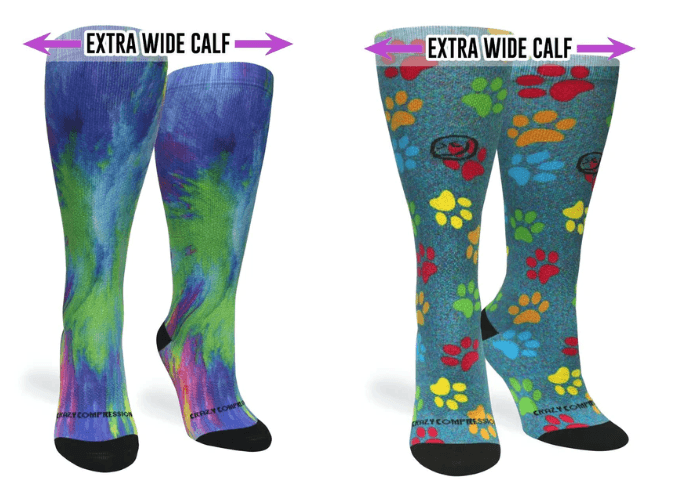 best compression socks for large calves