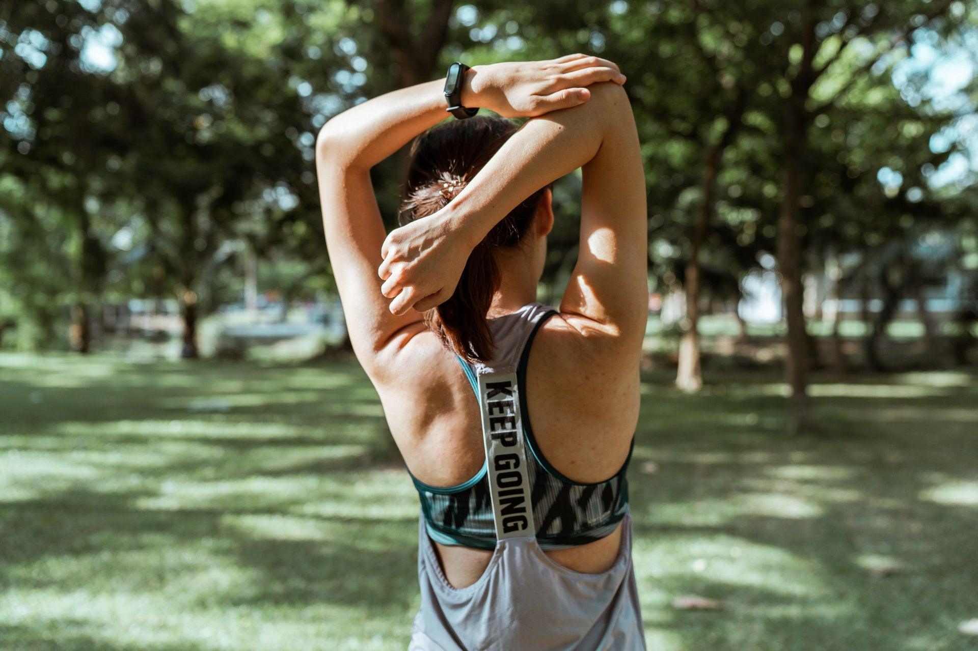 Woman Stretching
