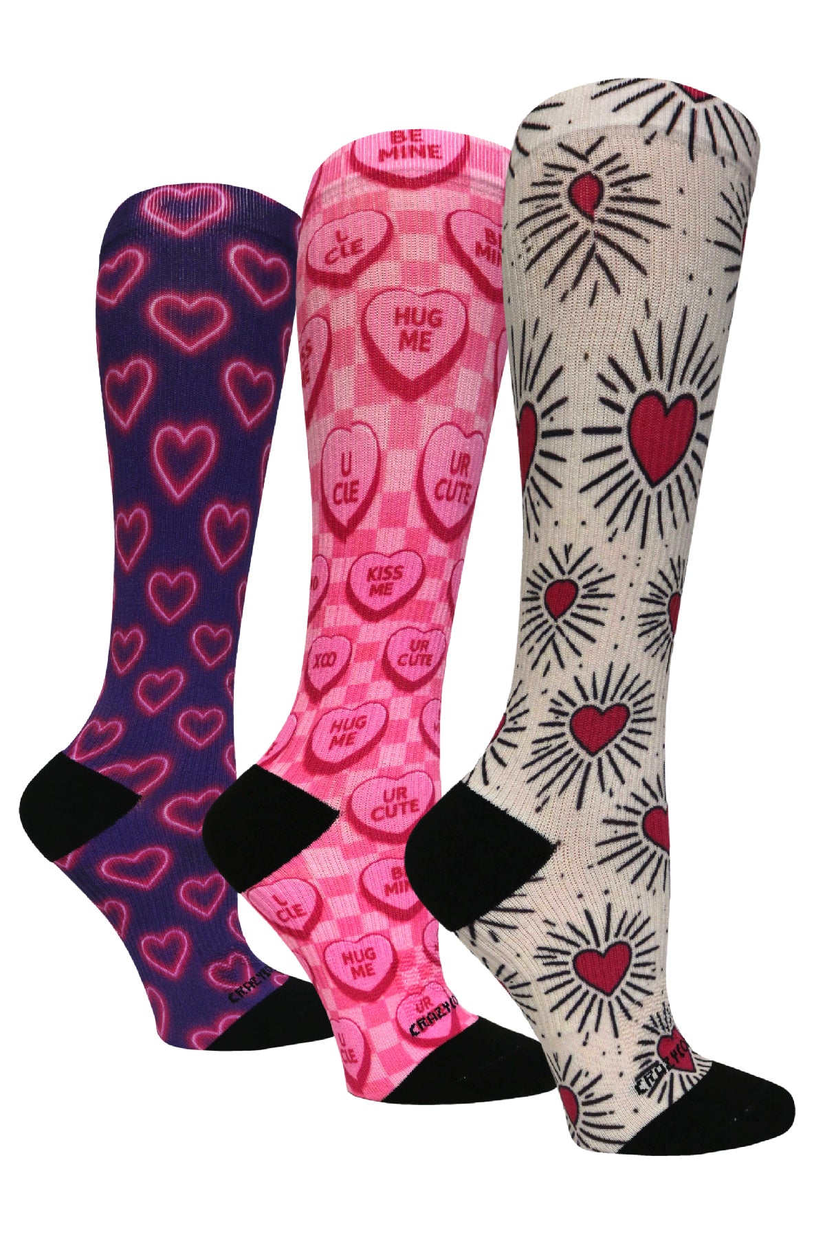 3 Pairs Cherish - (Standard & Extra Wide)