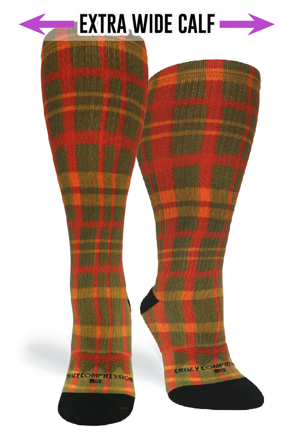 Autumn Plaid - (Standard & Extra Wide)
