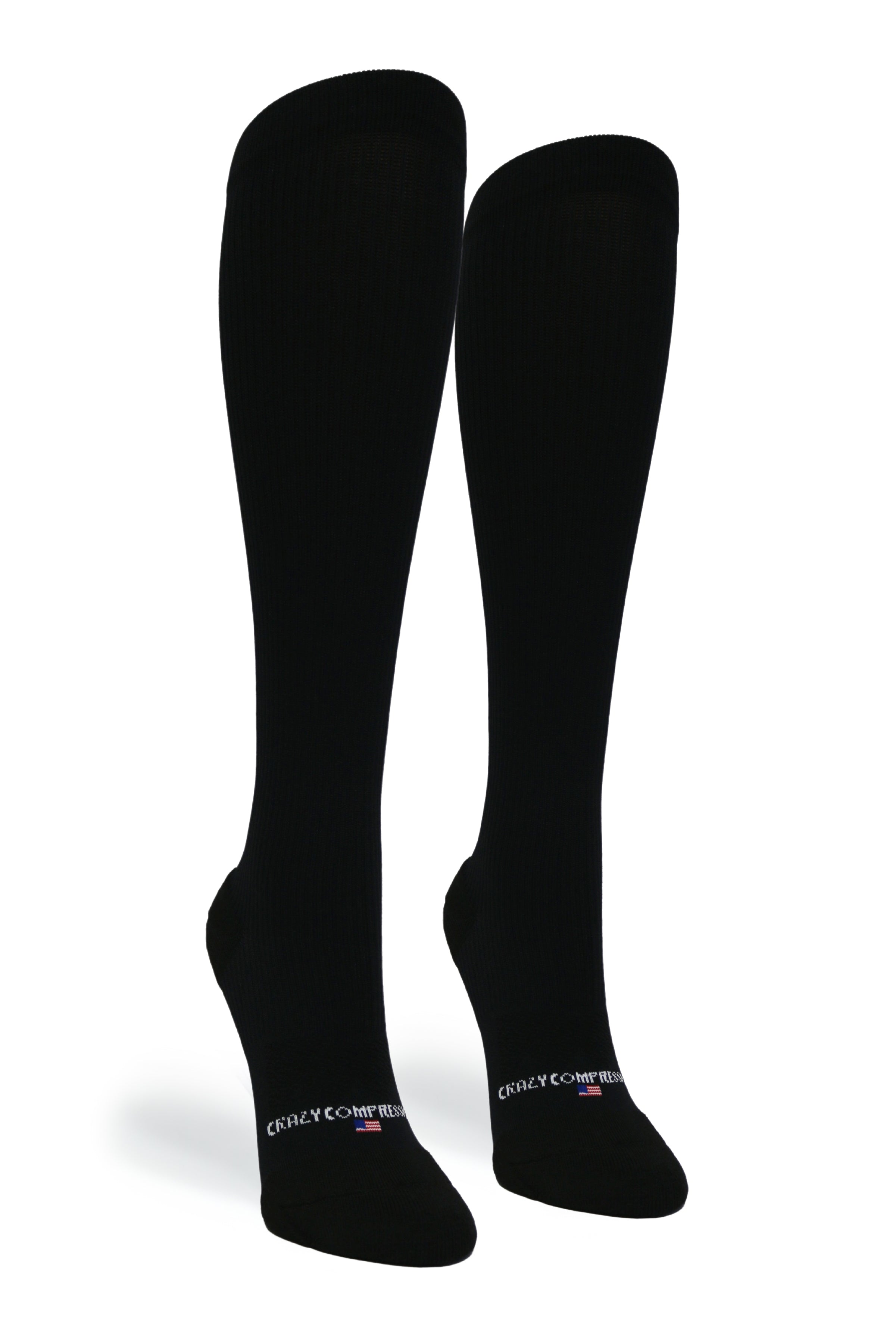 Paquete de 3 pares: negro para hombre (ancho estándar y extra ancho)