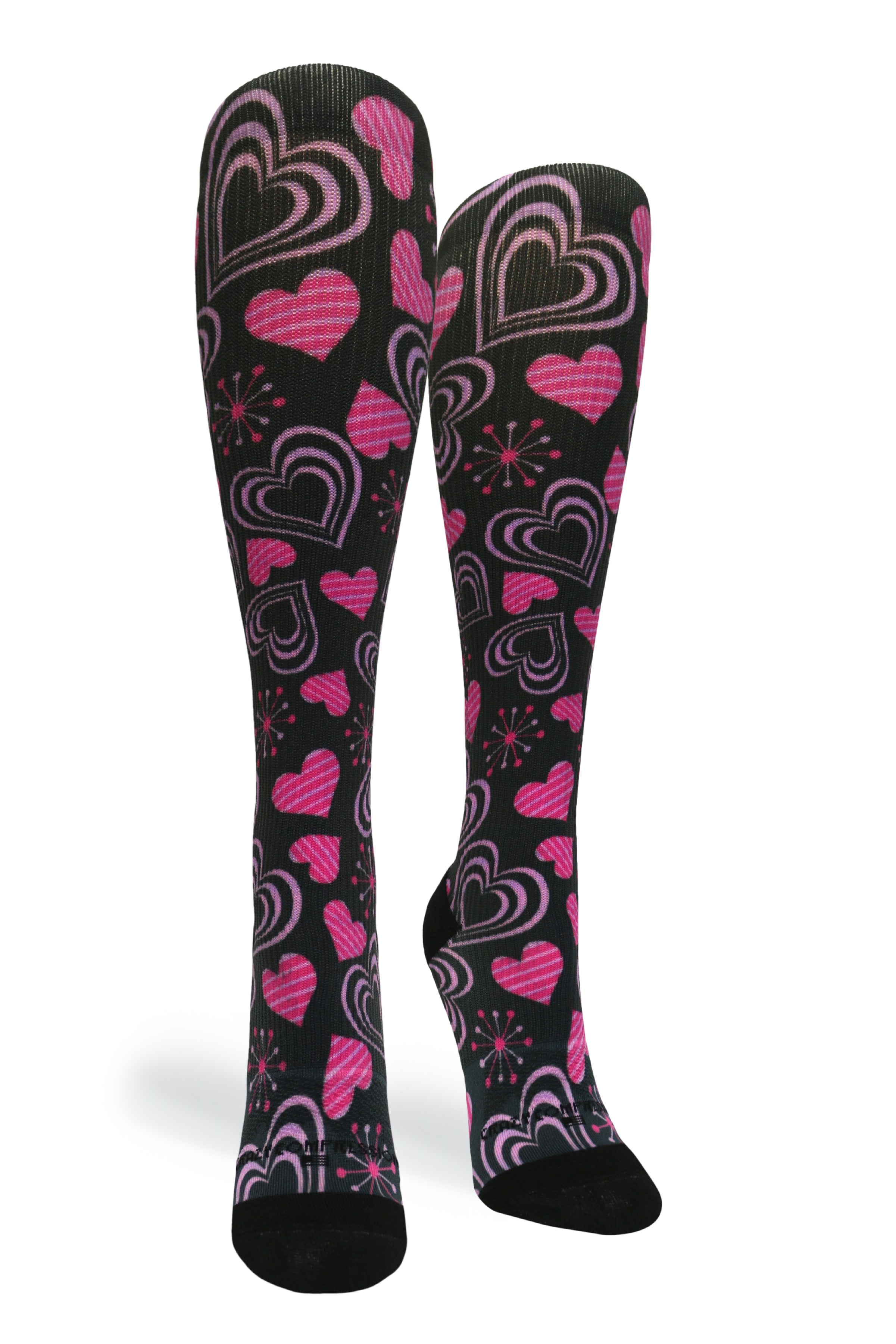 Medias de compresión 360 Hearts Hug OTC (estándar y extra anchas)