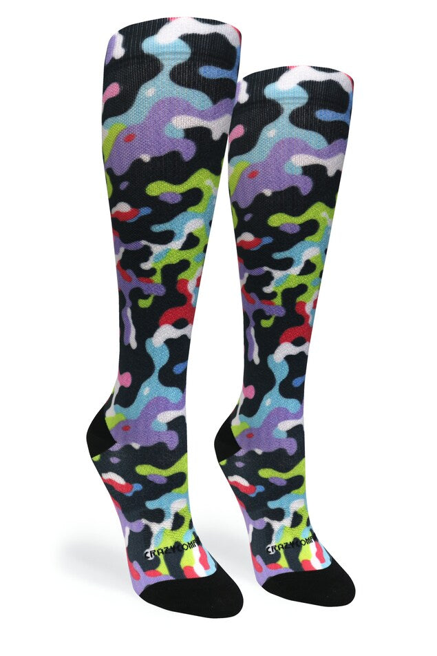 360 Camo Array OTC Compression Socks (Standard & Extra Wide)