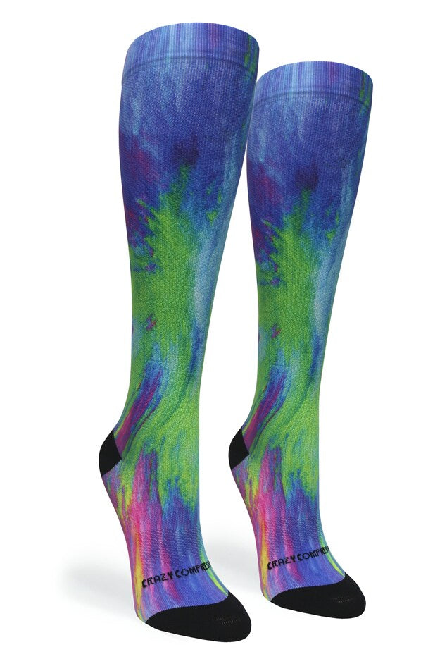 360 Color Burst OTC Compression Socks (Standard & Extra Wide)