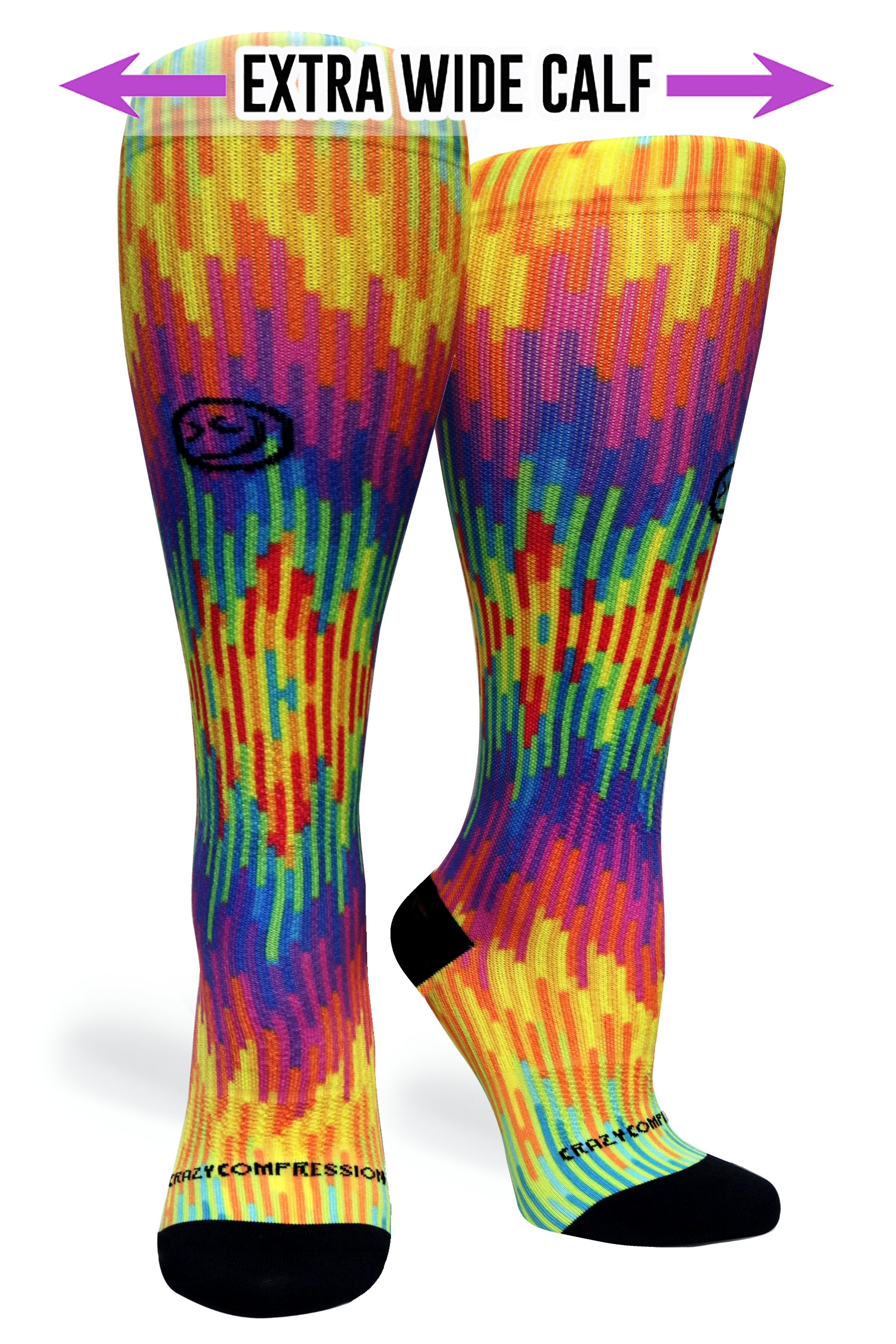 360 Color Jam OTC Compression Socks (Standard & Extra Wide)