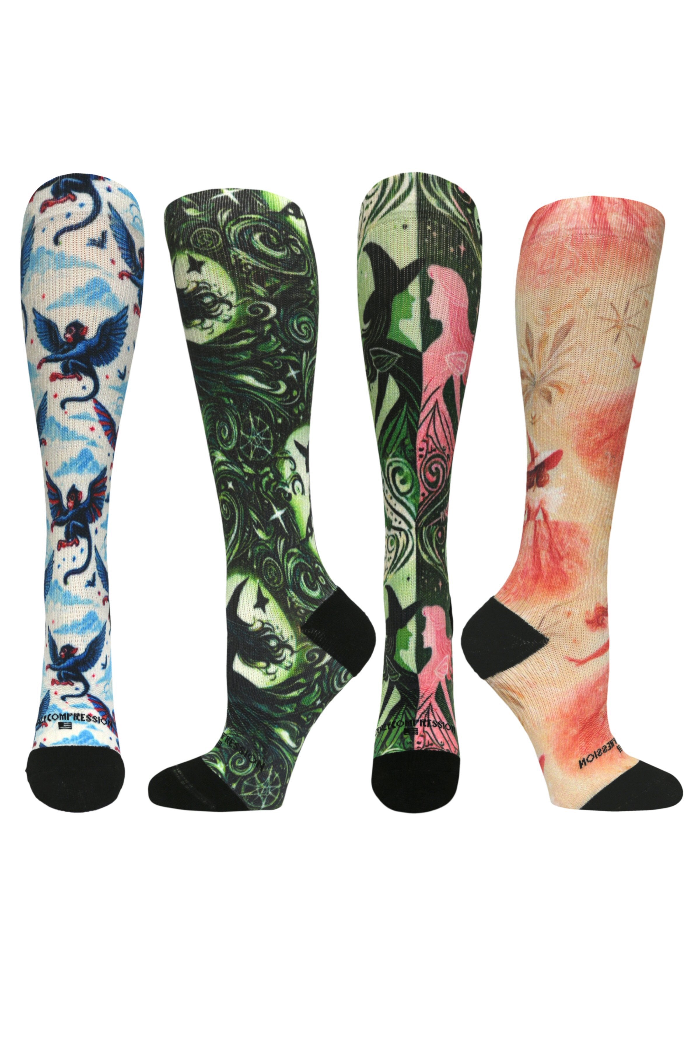 Paquete de 3 pares: 360 colores (estándar y extra ancho)