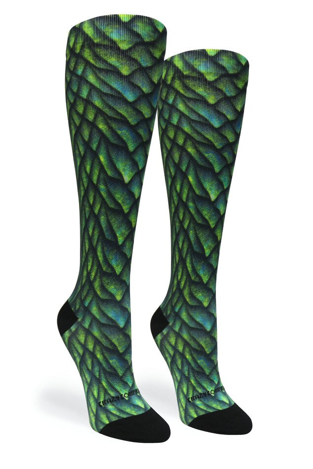 360 Emerald Dragon OTC Compression Socks (Standard & Extra Wide)