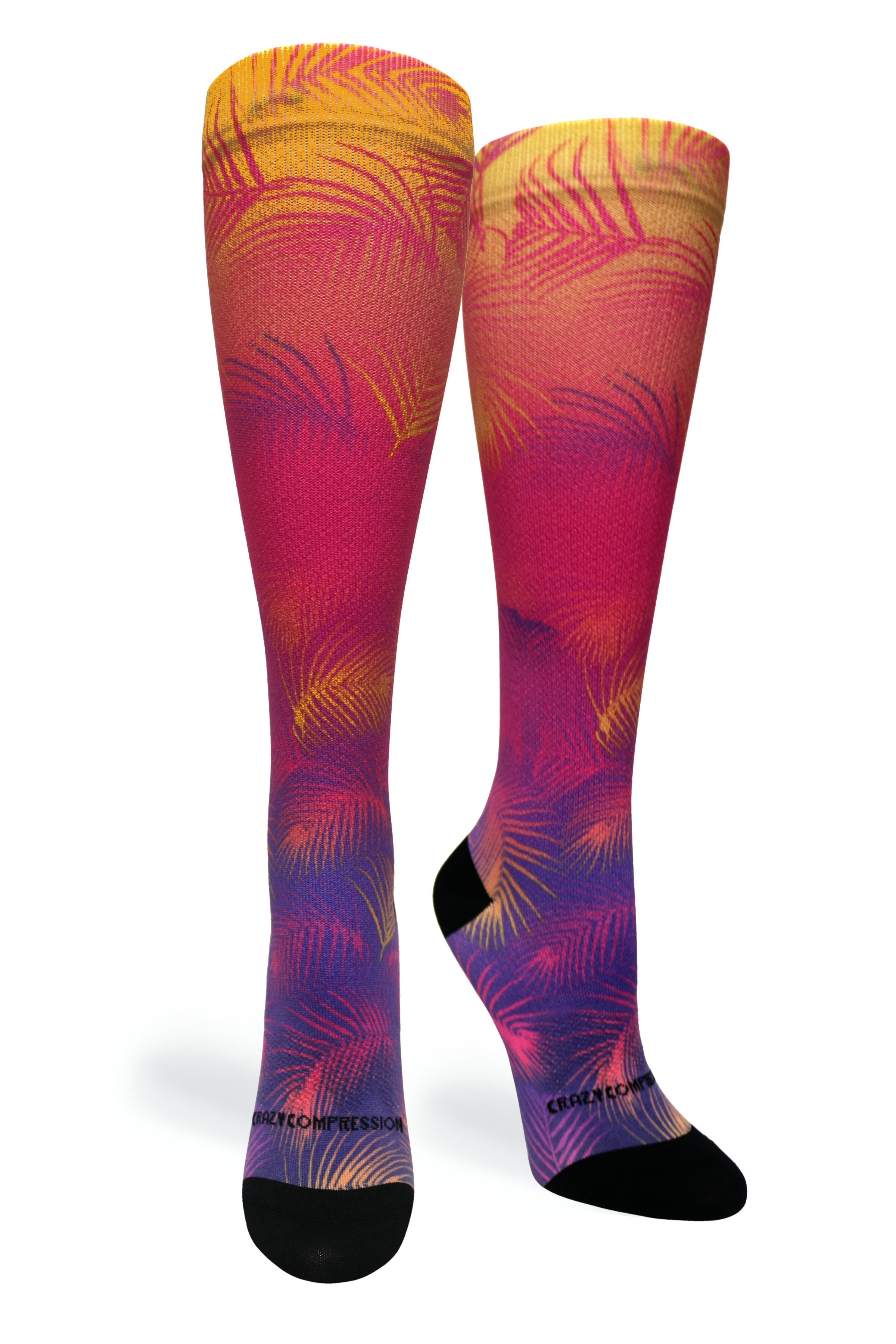 360 Palm Ombré OTC Compression Socks (Standard & Extra Wide)