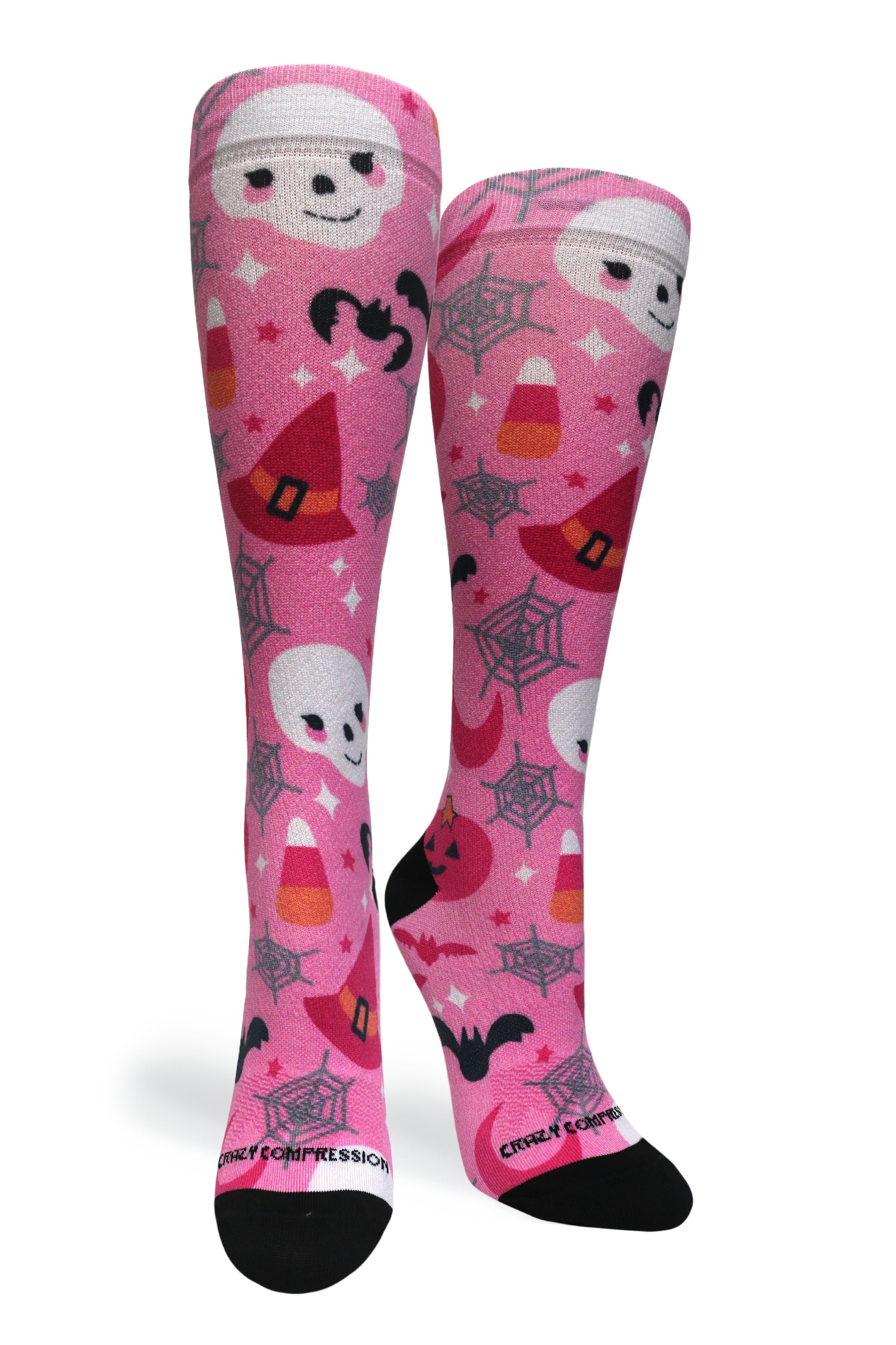 360 Pink Scare OTC Compression Socks (Standard & Extra Wide)