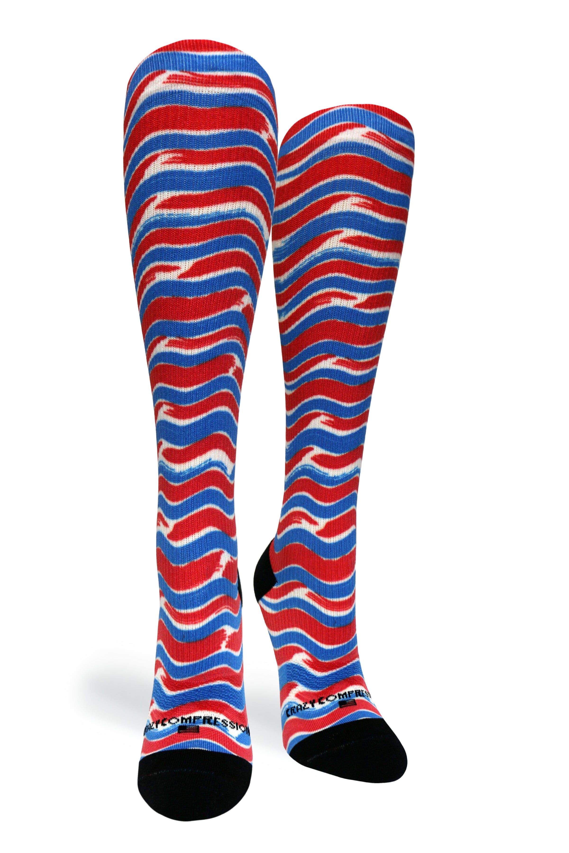 Medias de compresión OTC 360 Waving USA (estándar y extra anchas)