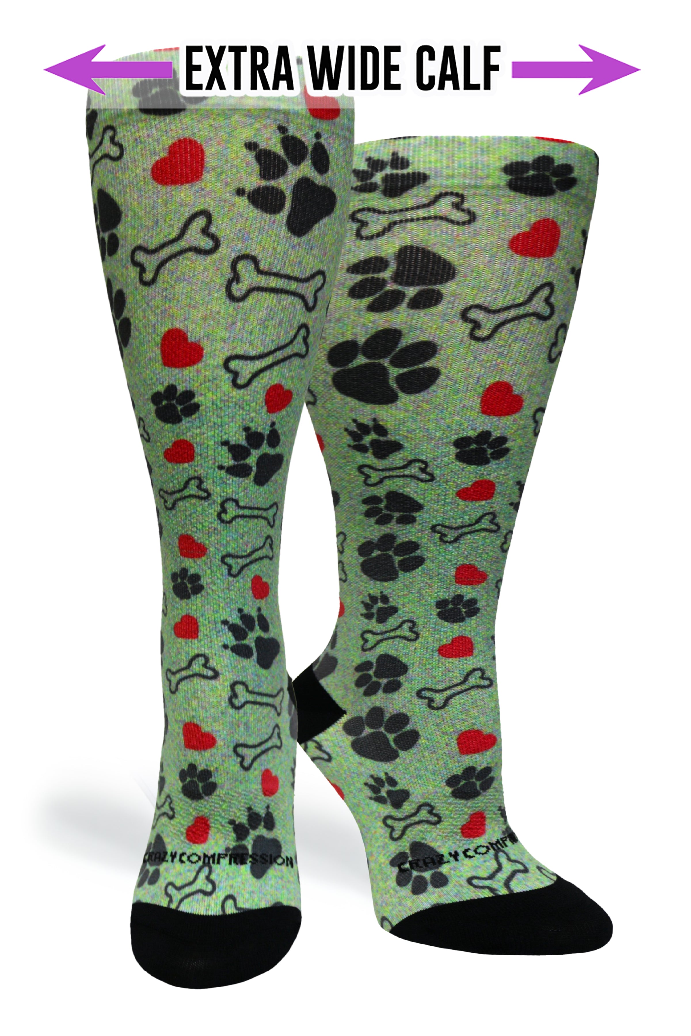 Calcetines de compresión de venta libre 360 My Doggy (estándar y extra anchos)