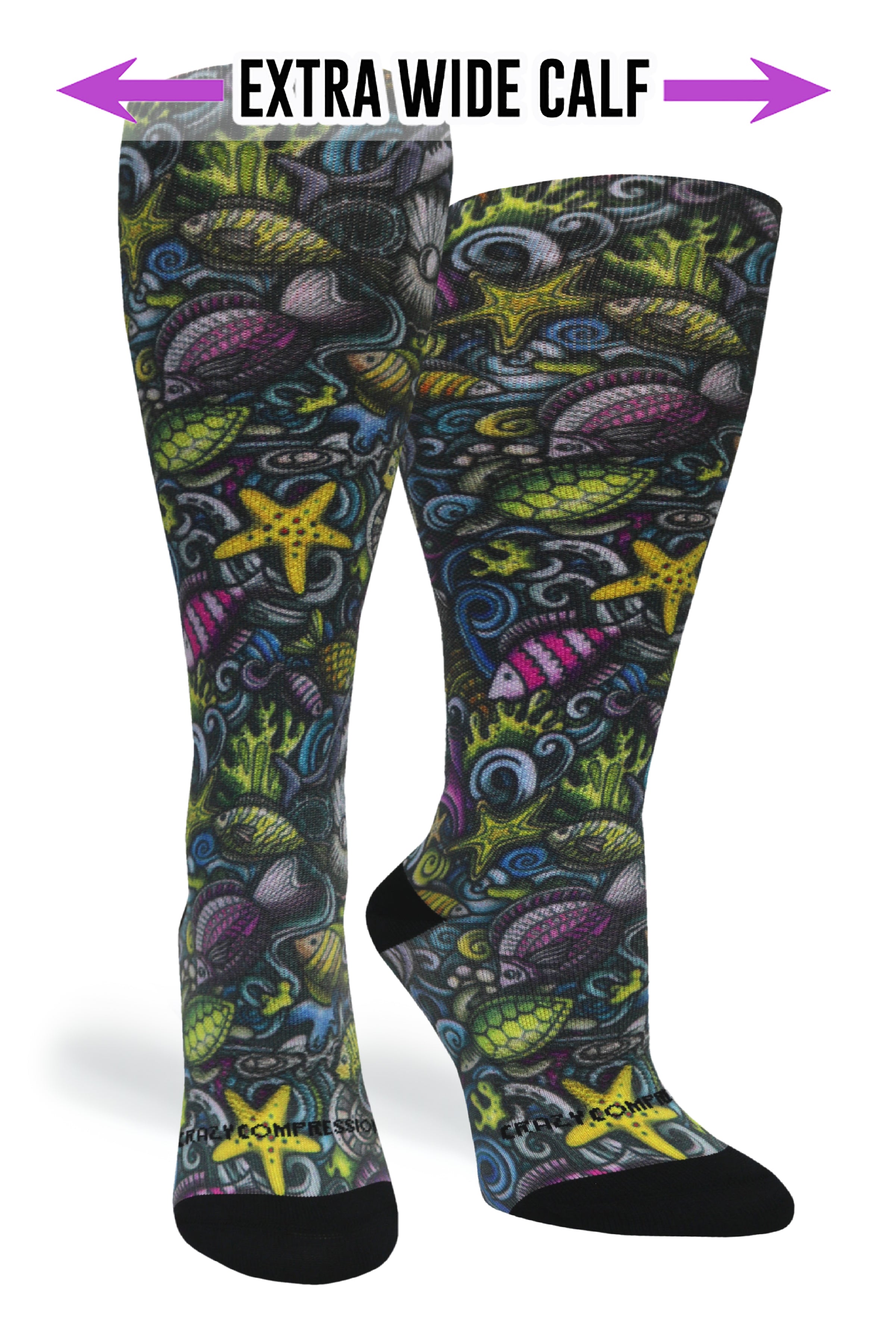 360 Reef Nightlife OTC Compression Socks (Standard & Extra Wide)