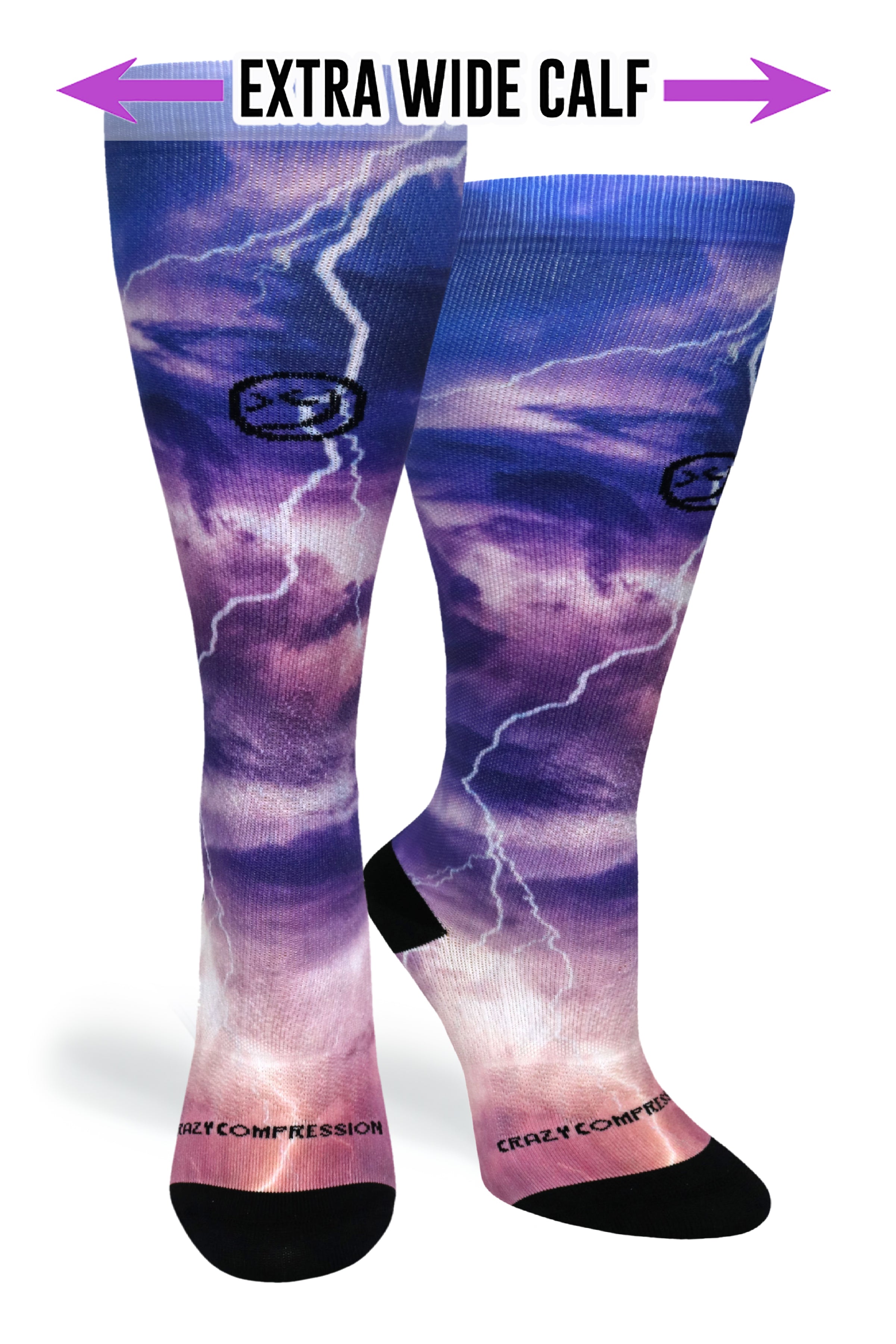 360 Lightning Strike OTC Compression Socks (Standard & Extra Wide)