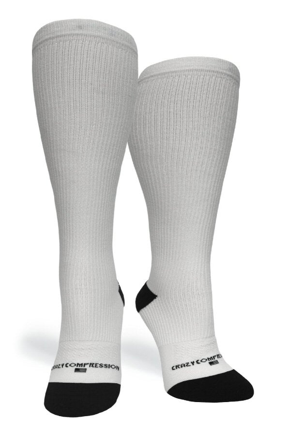 10 Pairs White Bundle - (Standard & Extra Wide)