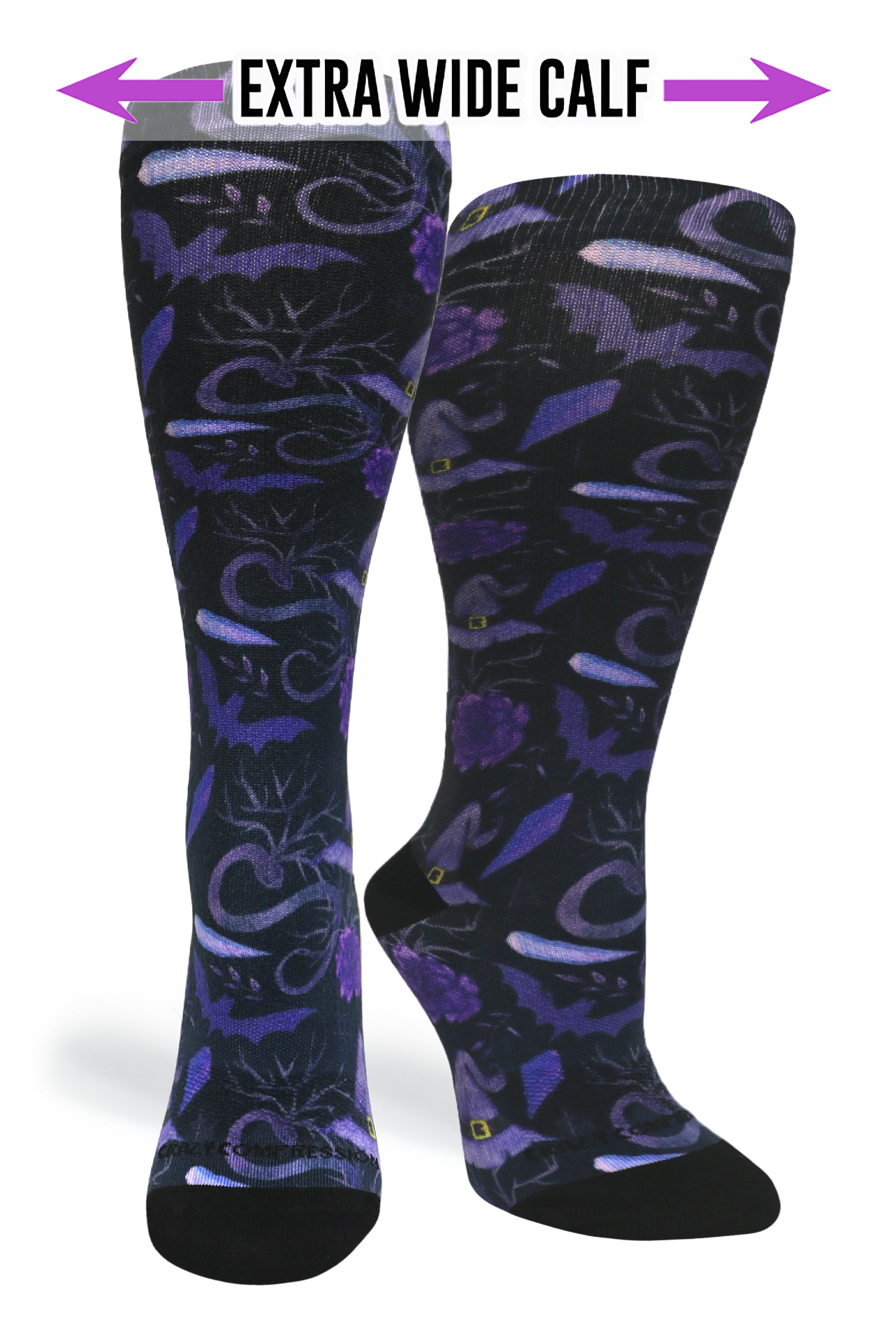 360 Wicked Purple OTC Compression Socks (Standard & Extra Wide)