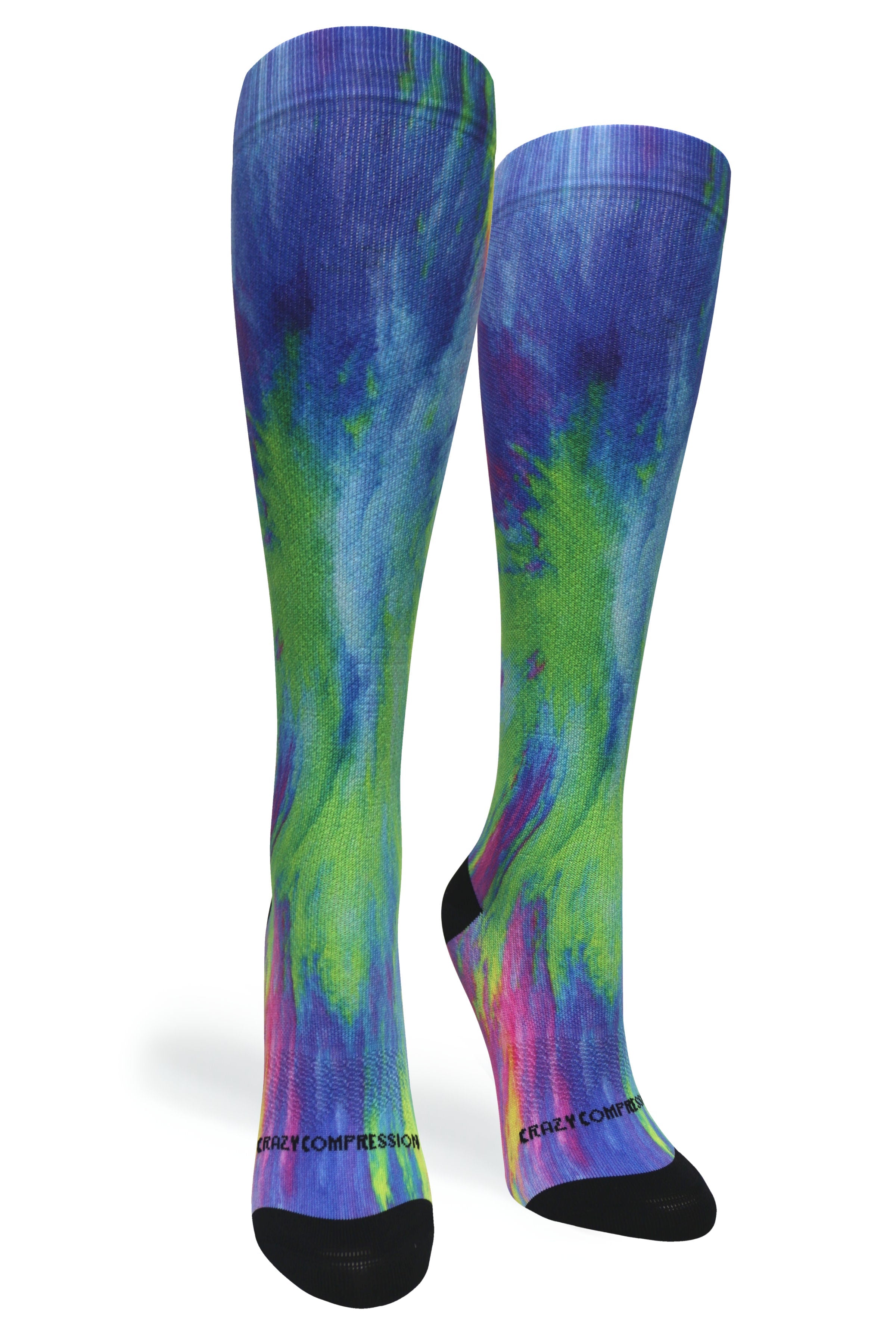 360 Color Burst OTC Compression Socks (Standard & Extra Wide)