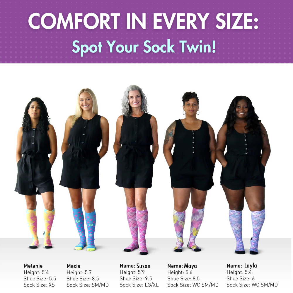 360 Fifth of May OTC Compression Socks (Standard & Extra Wide)