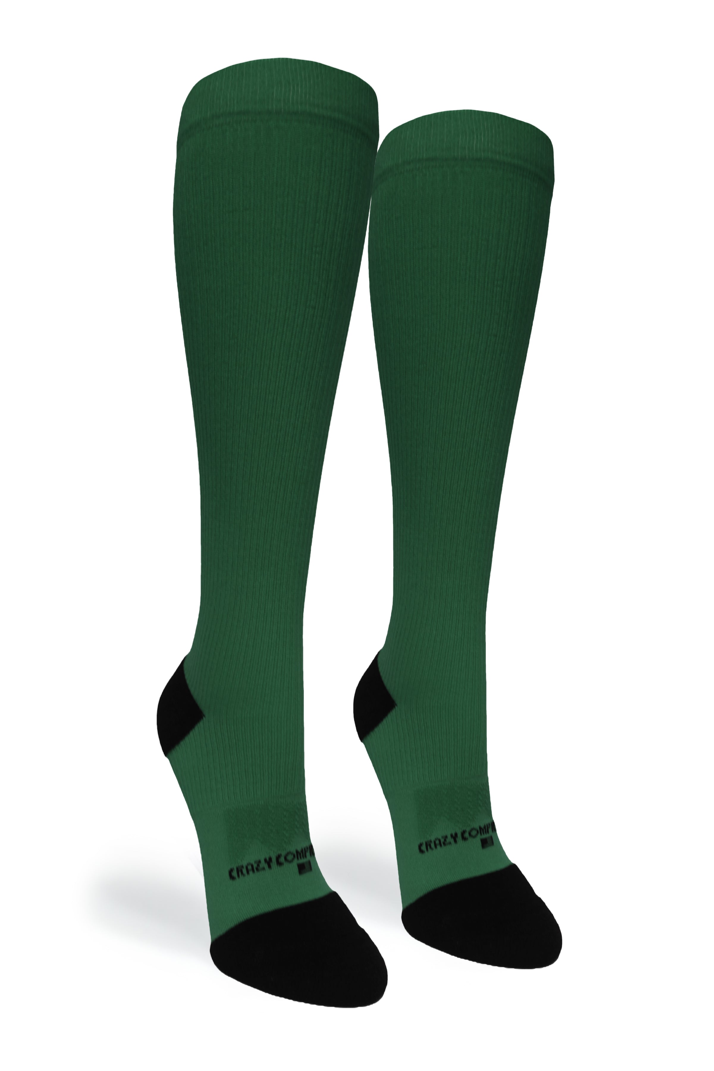 Medias de compresión OTC 360 de color verde oscuro (estándar y extra anchas)