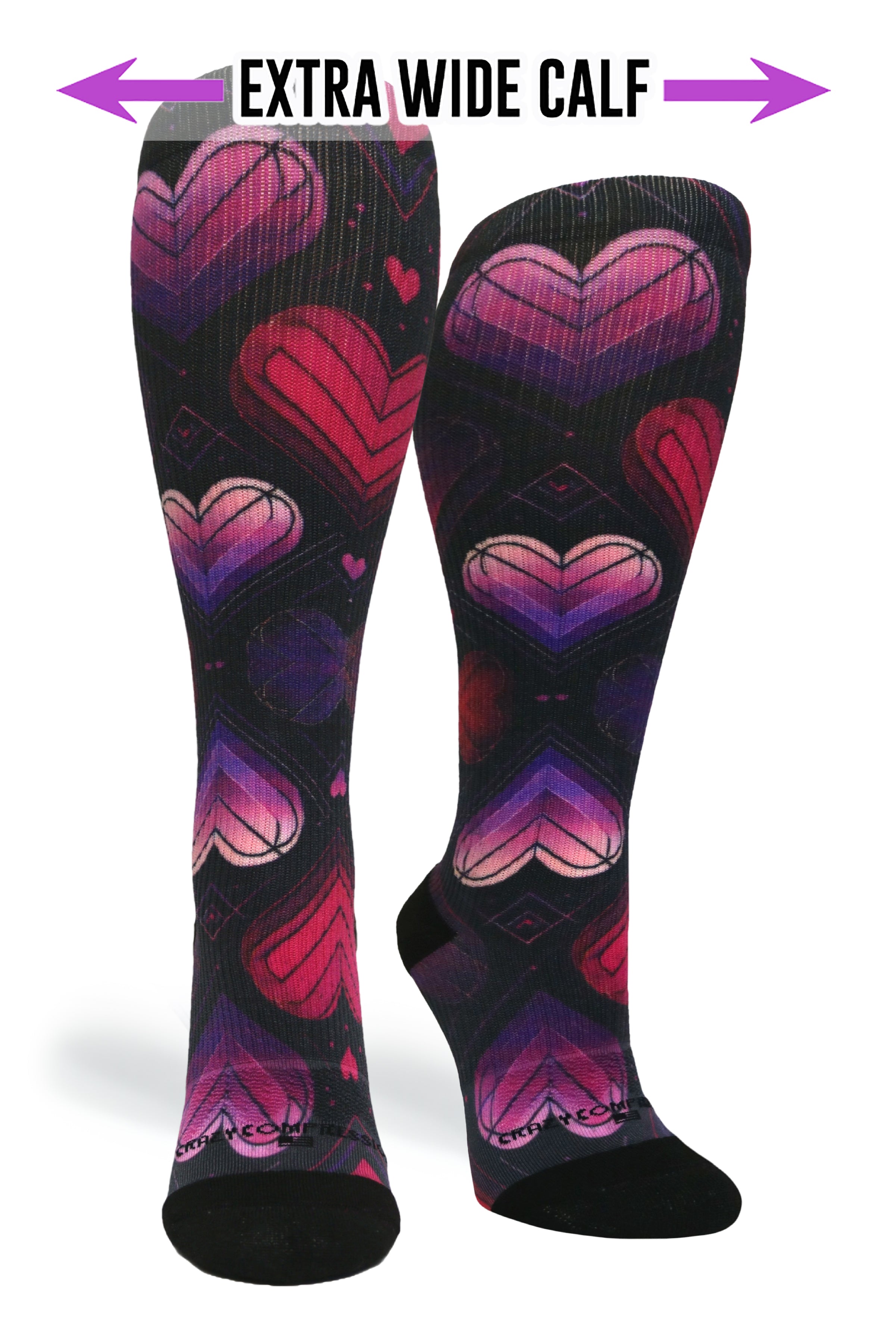 Designer Hearts - (Standard & Extra Wide)
