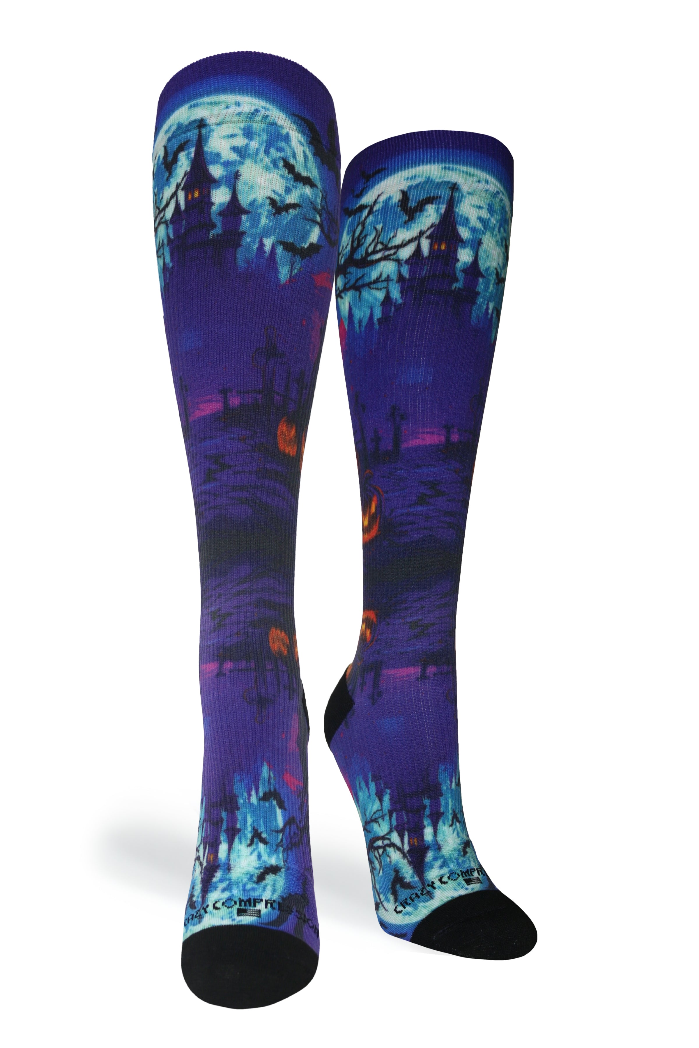 Calcetines de compresión OTC 360 Dracula Castle (estándar y extra anchos)