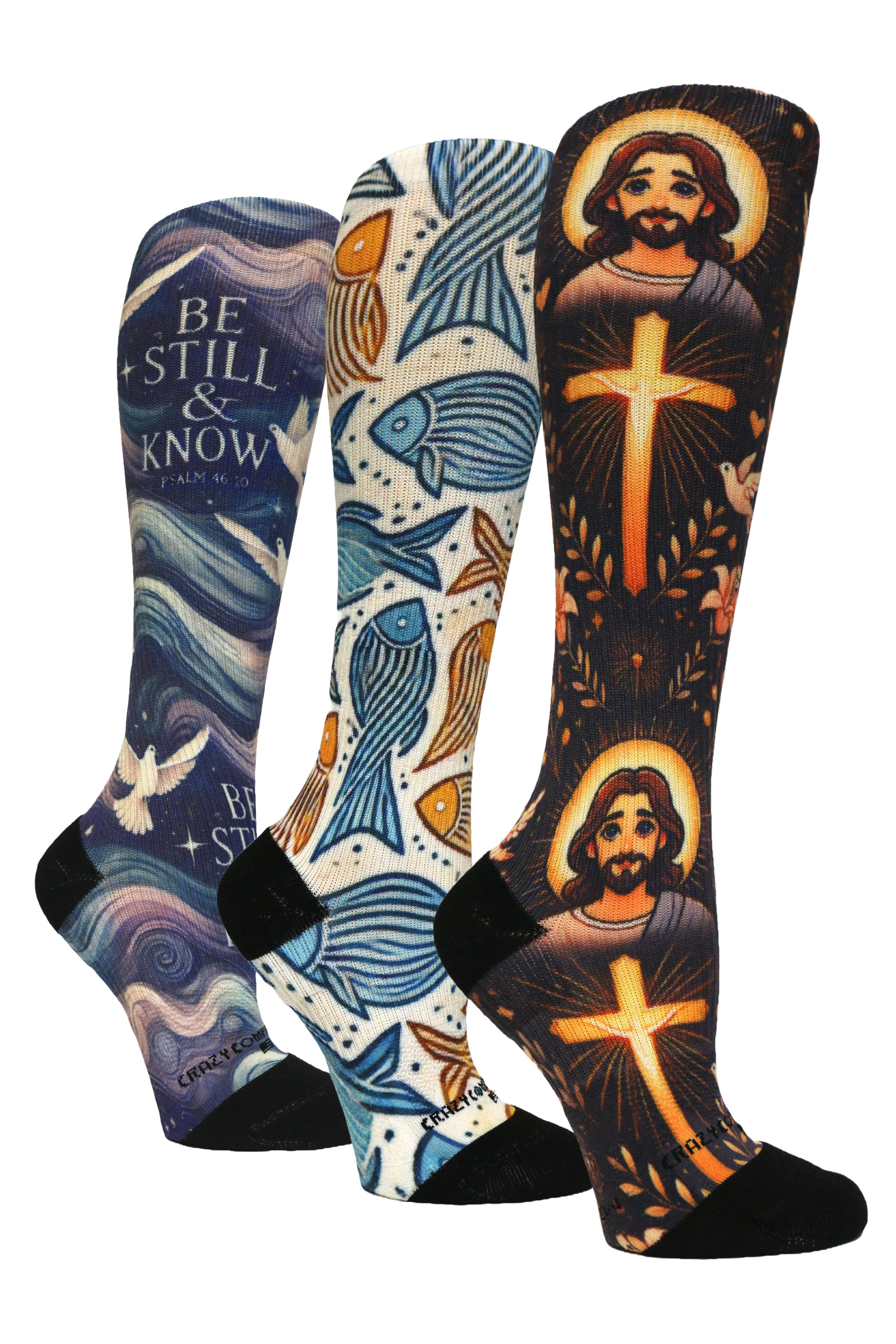 Paquete de 3 pares: 360 Tropical (estándar y extra ancho)