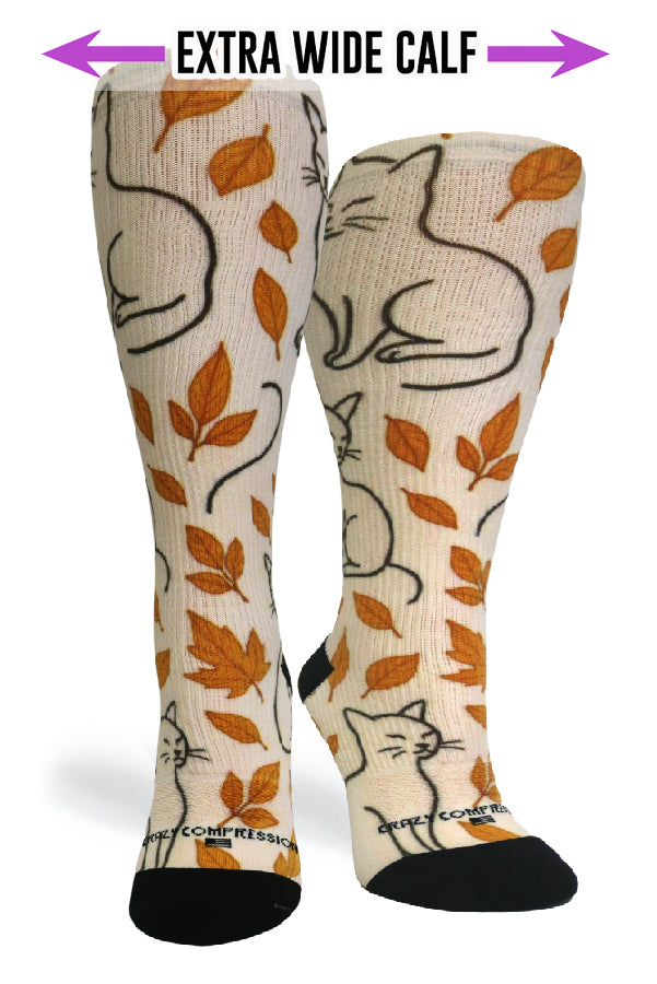 Fall Kitty - (Standard & Extra Wide)