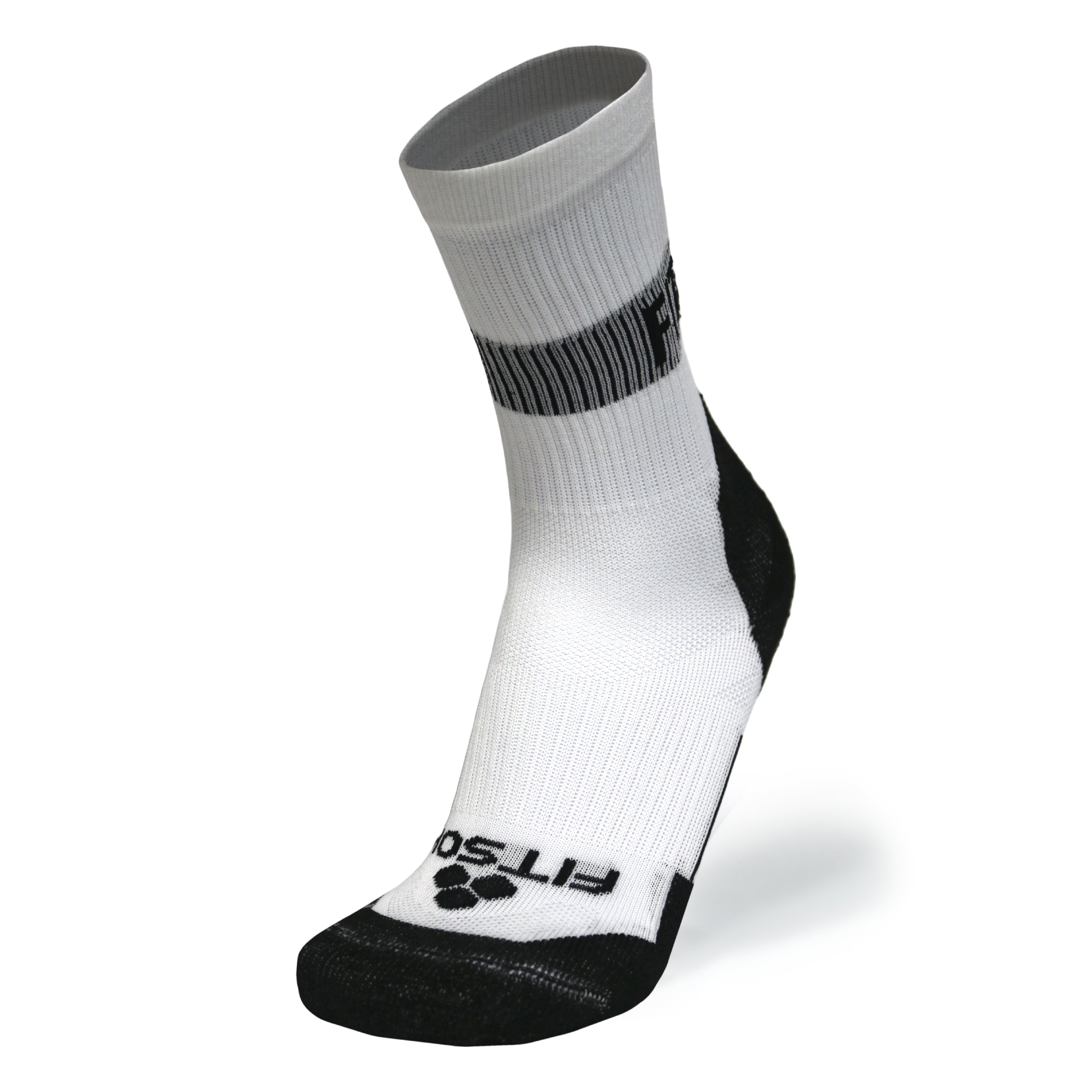 Fitsok White Crew Socks