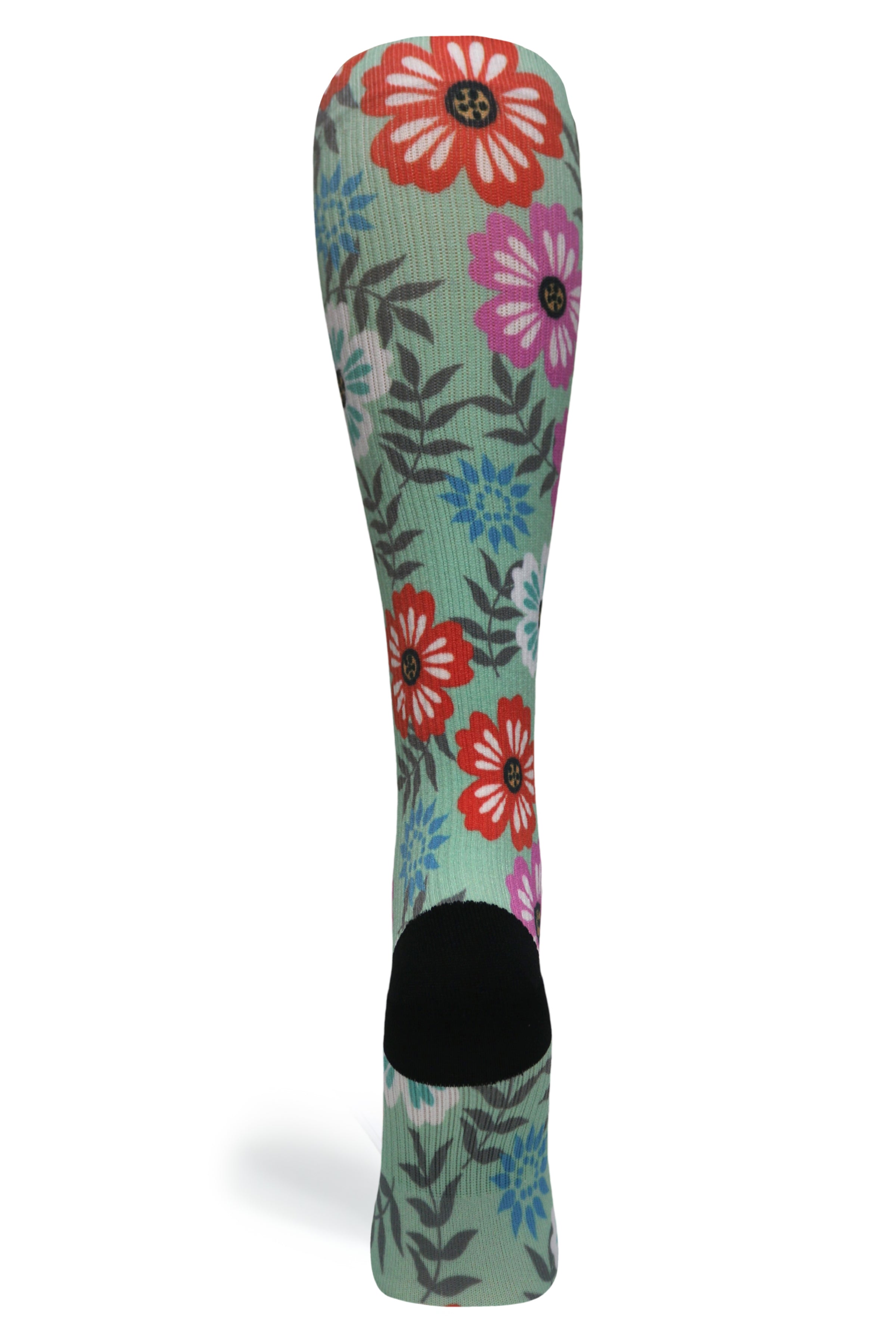 360 Floral Details OTC Compression Socks (Standard & Extra Wide)