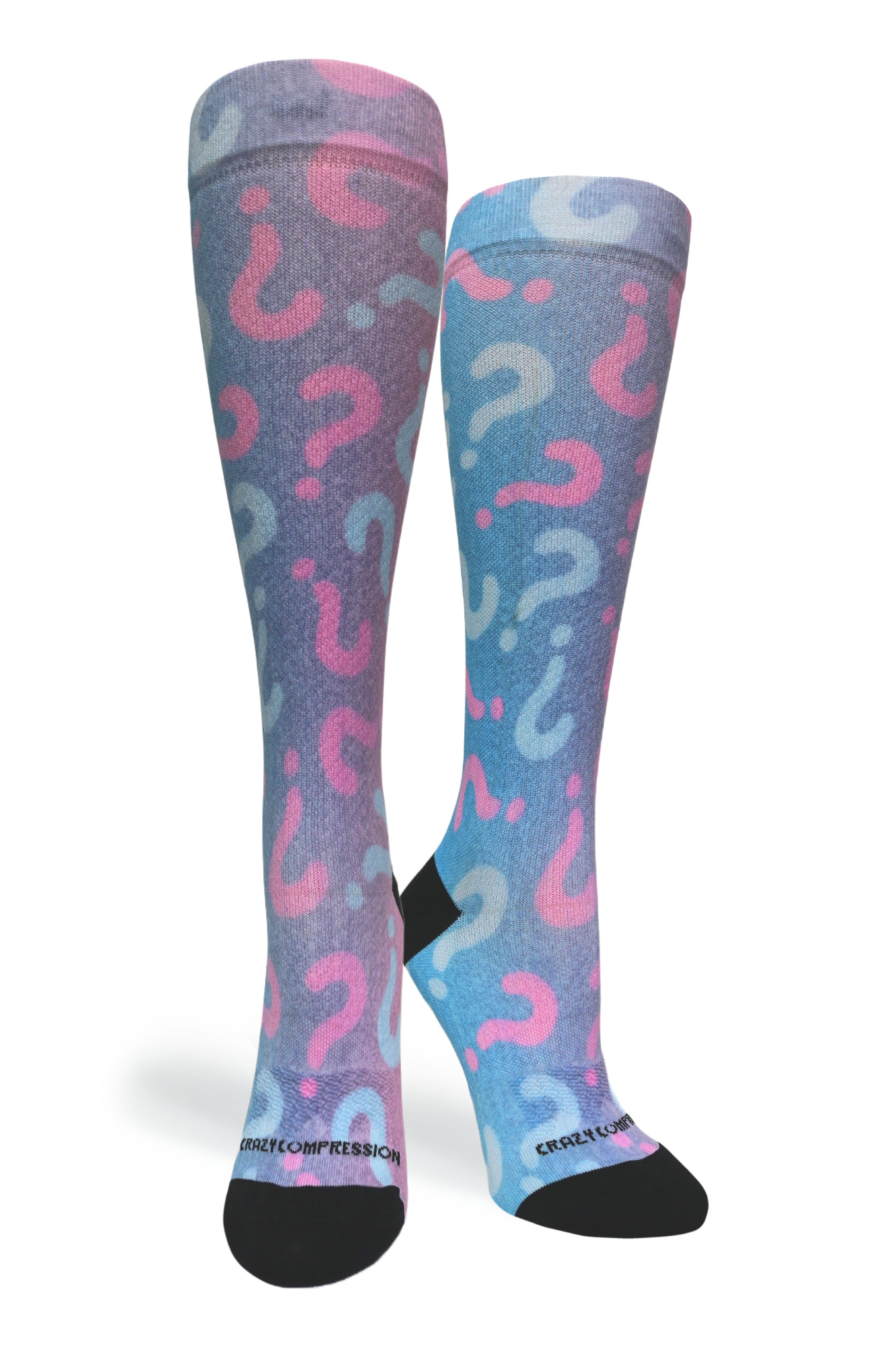 Calcetines de compresión de venta libre Guess What 360 (estándar y extra anchos)
