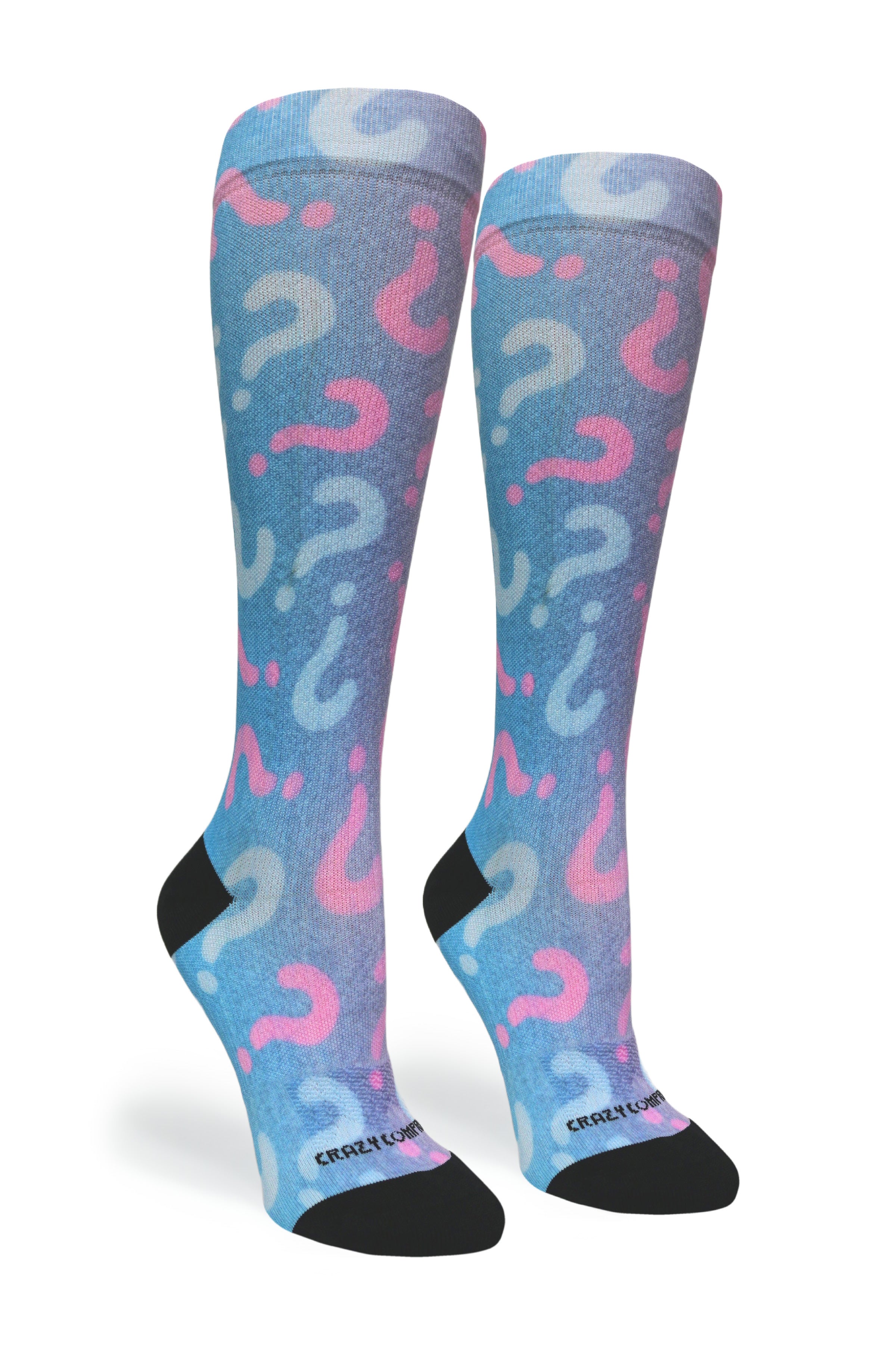 Calcetines de compresión de venta libre Guess What 360 (estándar y extra anchos)