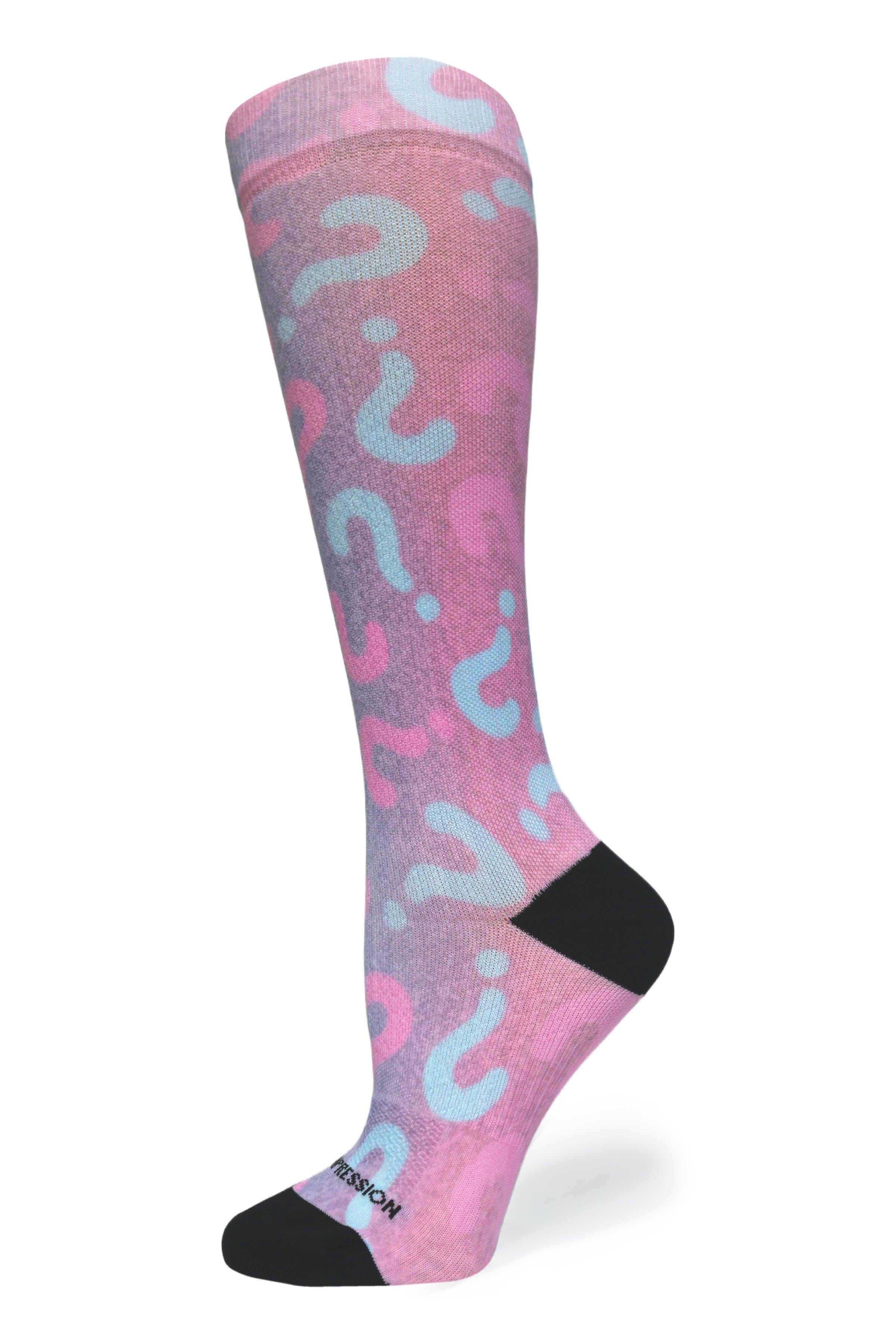 Calcetines de compresión de venta libre Guess What 360 (estándar y extra anchos)