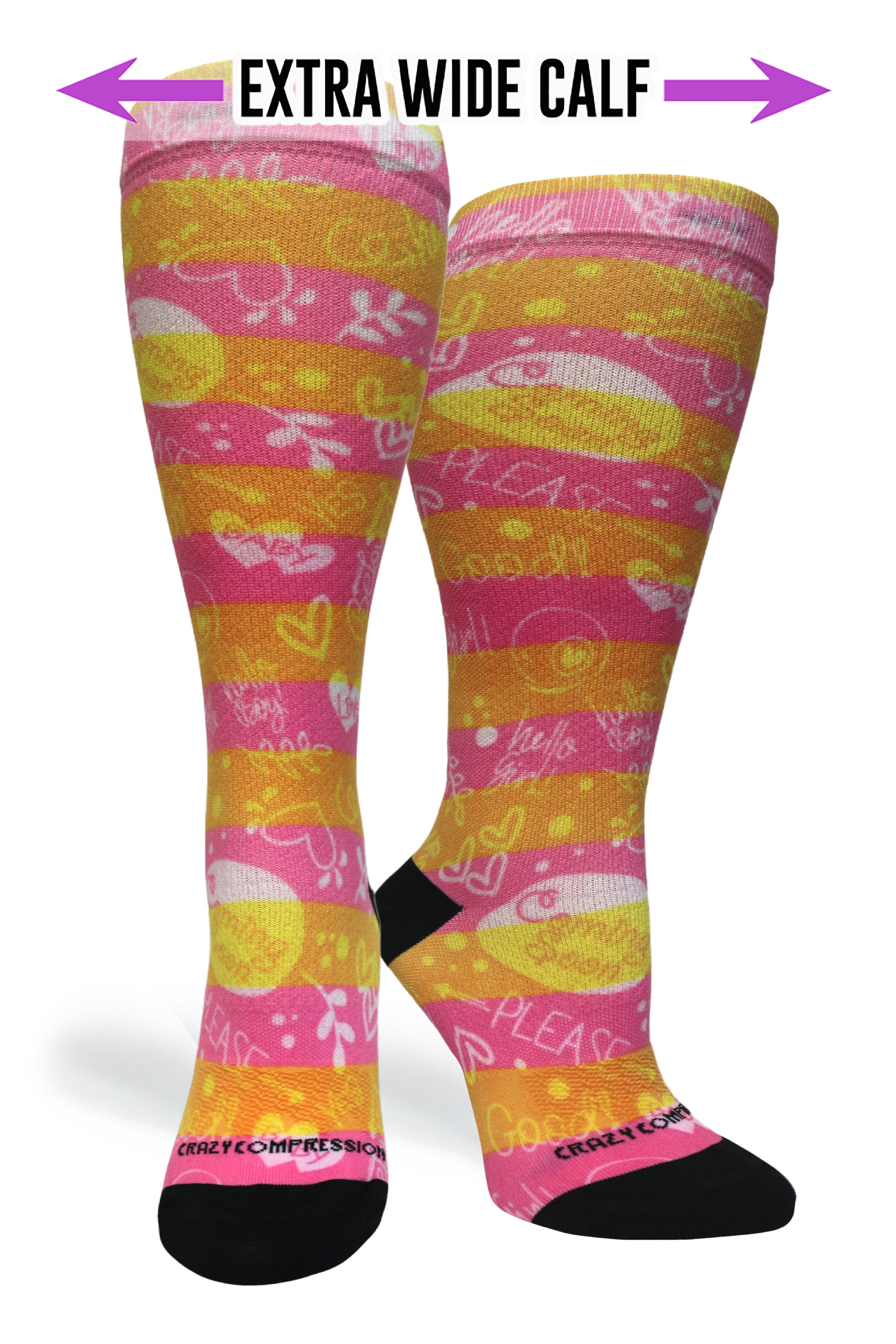 360 Hello Baby OTC Compression Socks (Standard & Extra Wide)