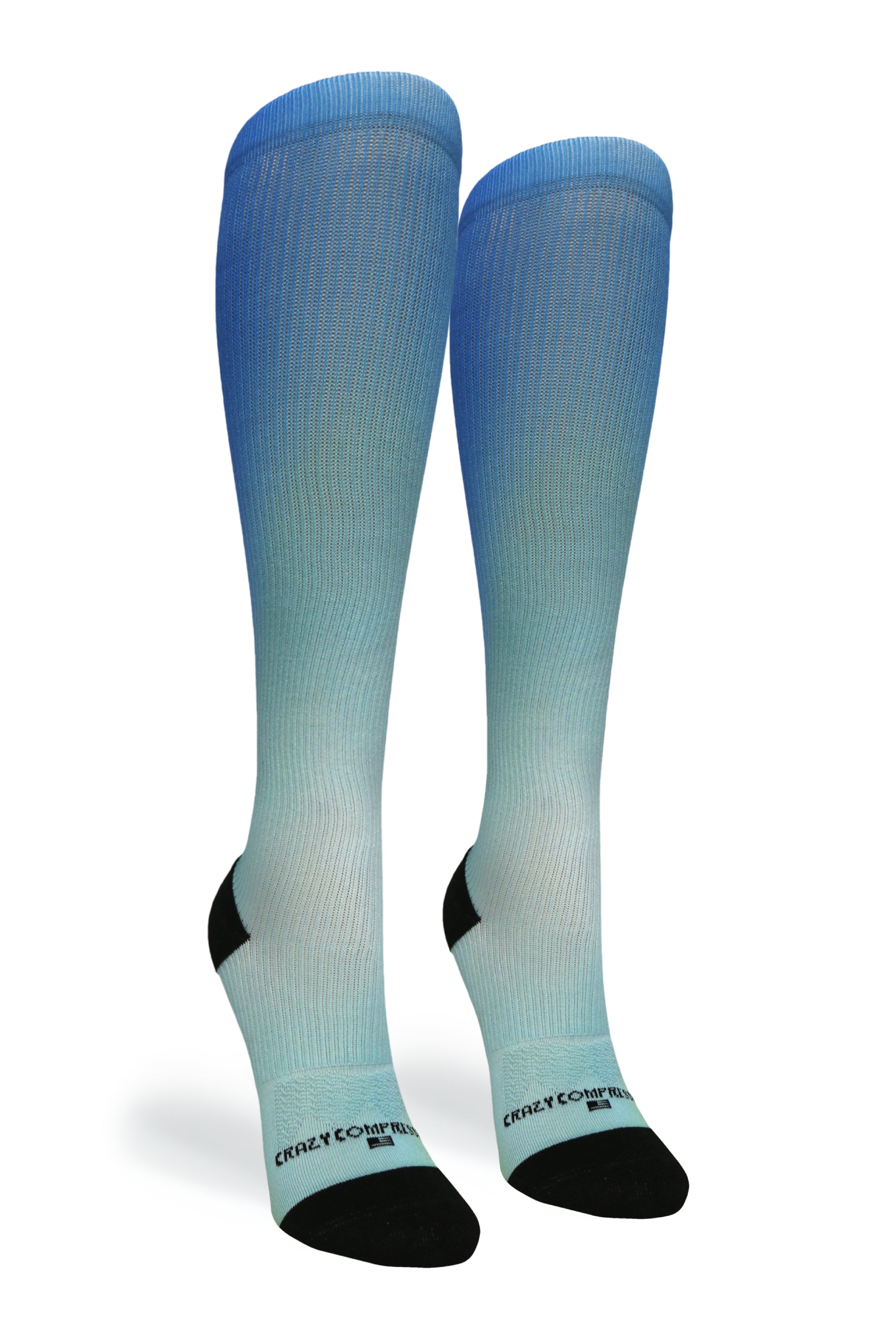 Medias de compresión de venta libre 360 Spring Stripes (estándar y extra anchas)
