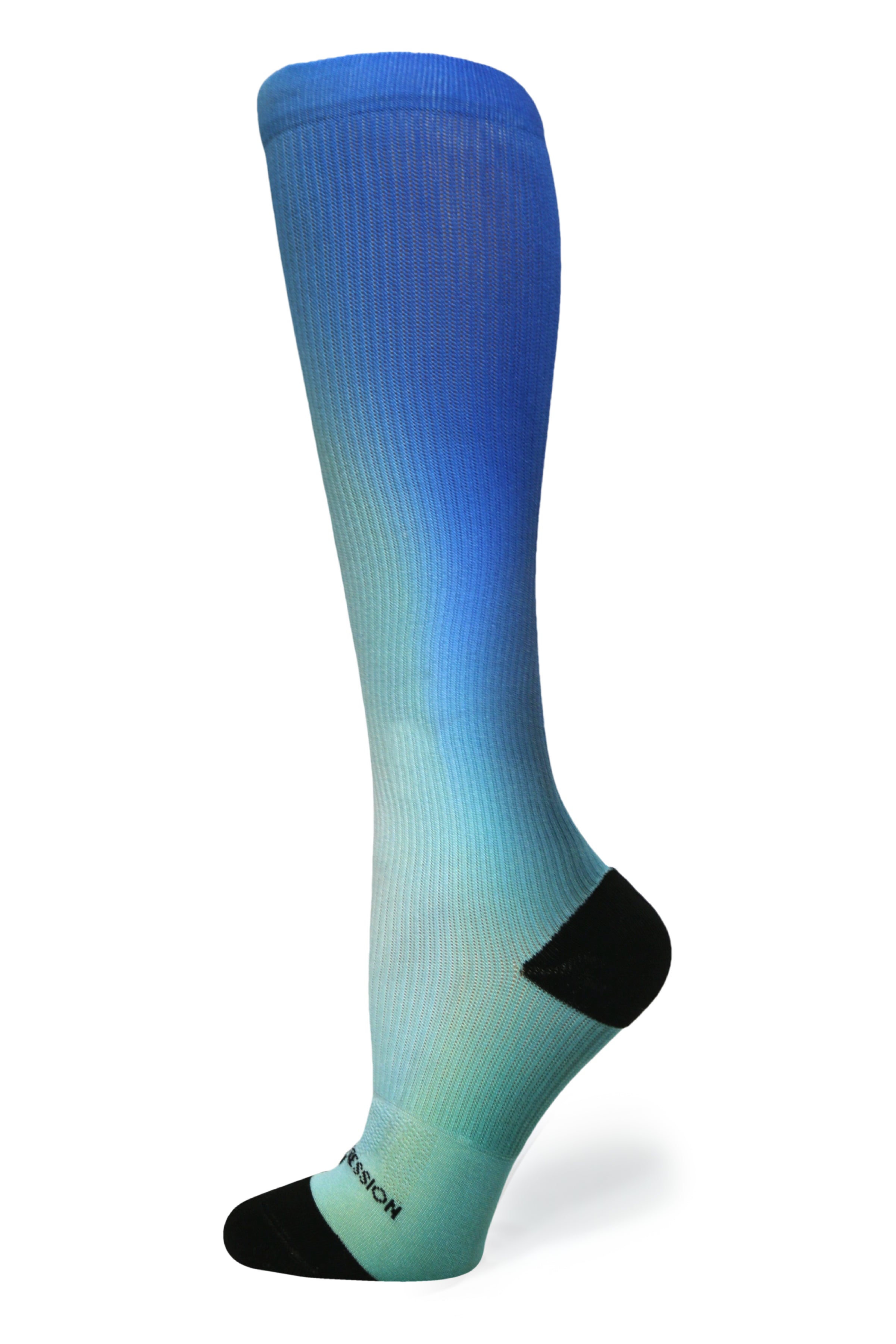 Medias de compresión de venta libre 360 Spring Stripes (estándar y extra anchas)