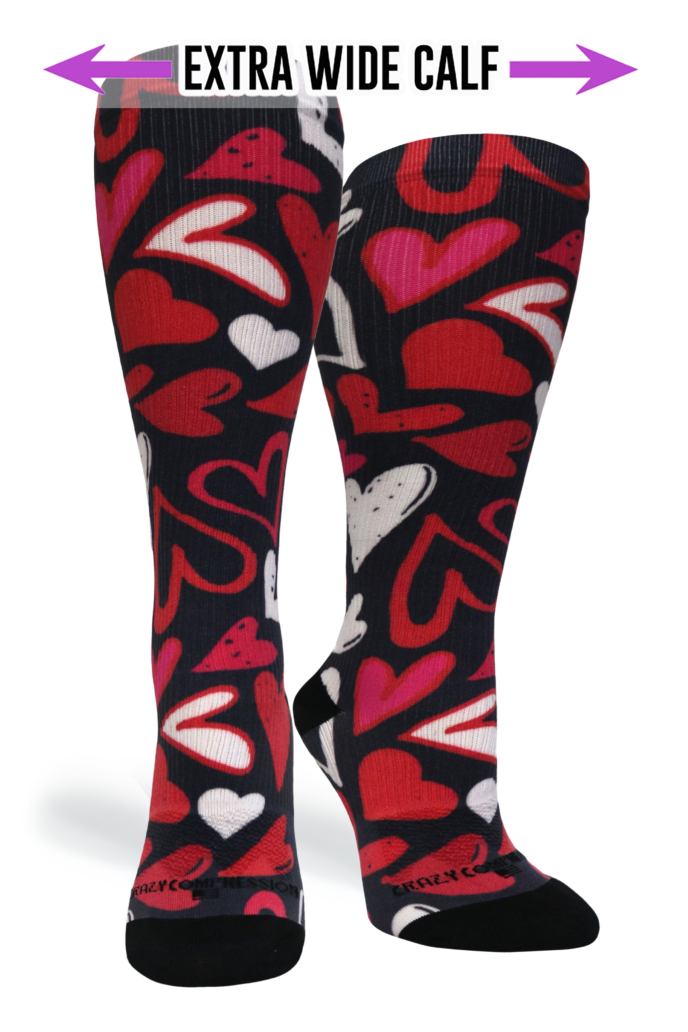 360 Love Me OTC Compression Socks (Standard & Extra Wide)