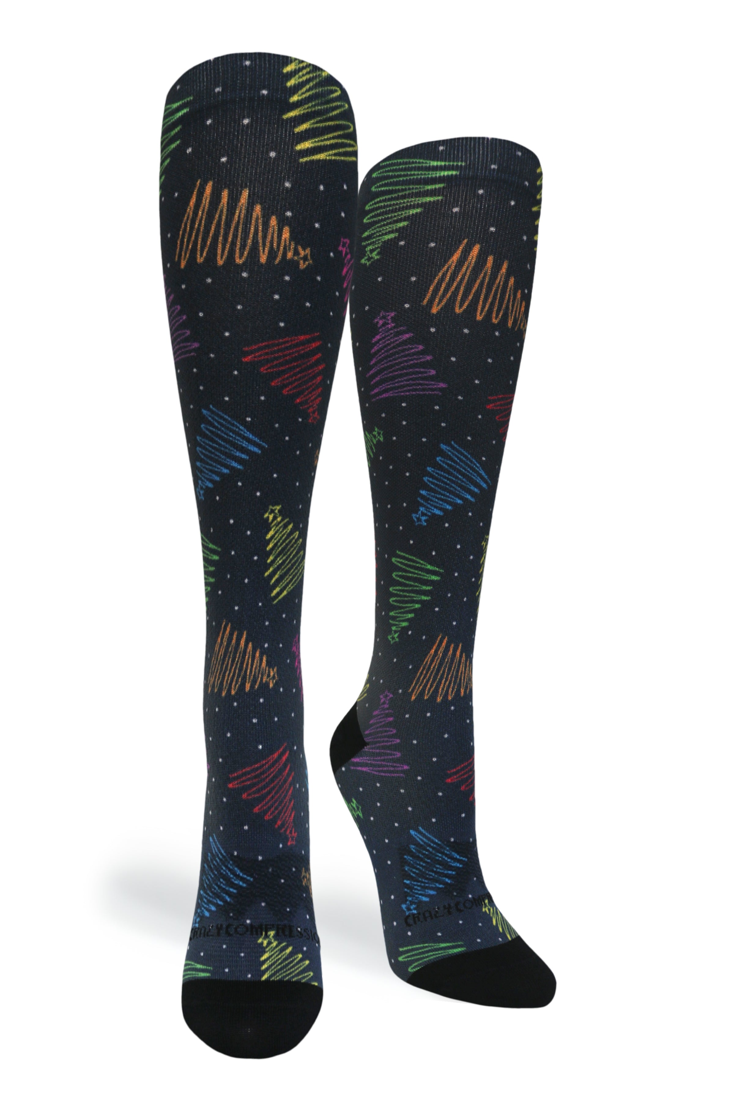 360 Merry Trees OTC Compression Socks (Standard & Extra Wide)