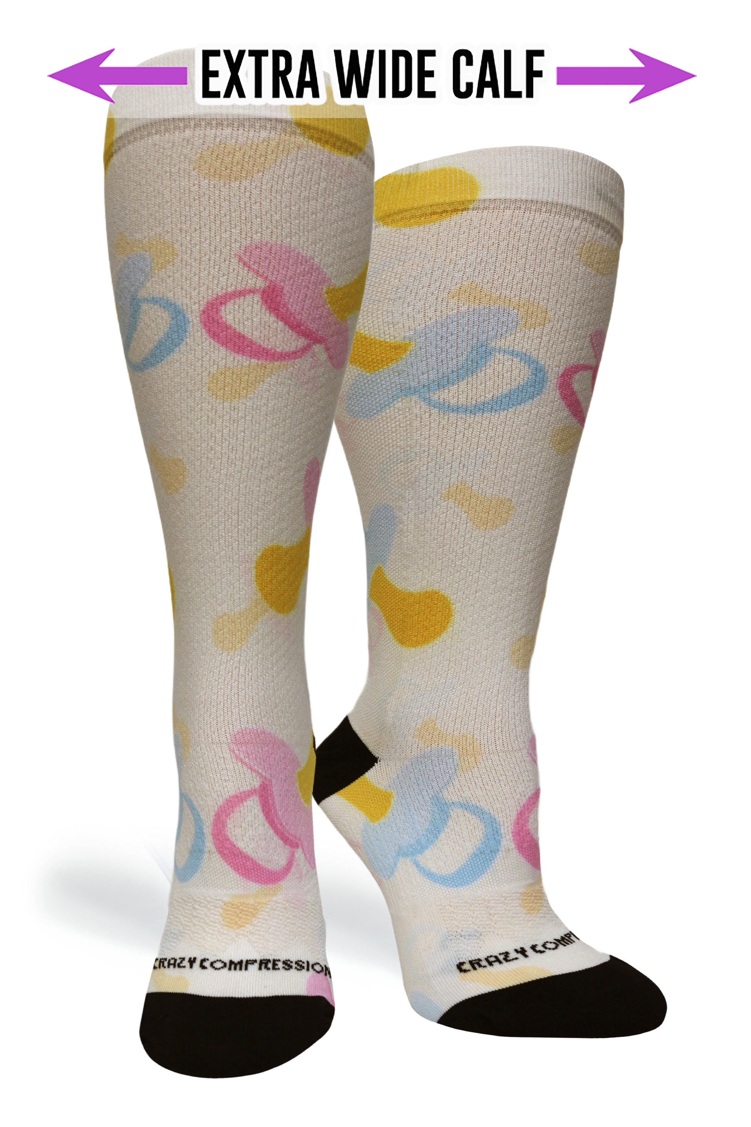 360 Pacifiers OTC Compression Socks (Standard & Extra Wide)