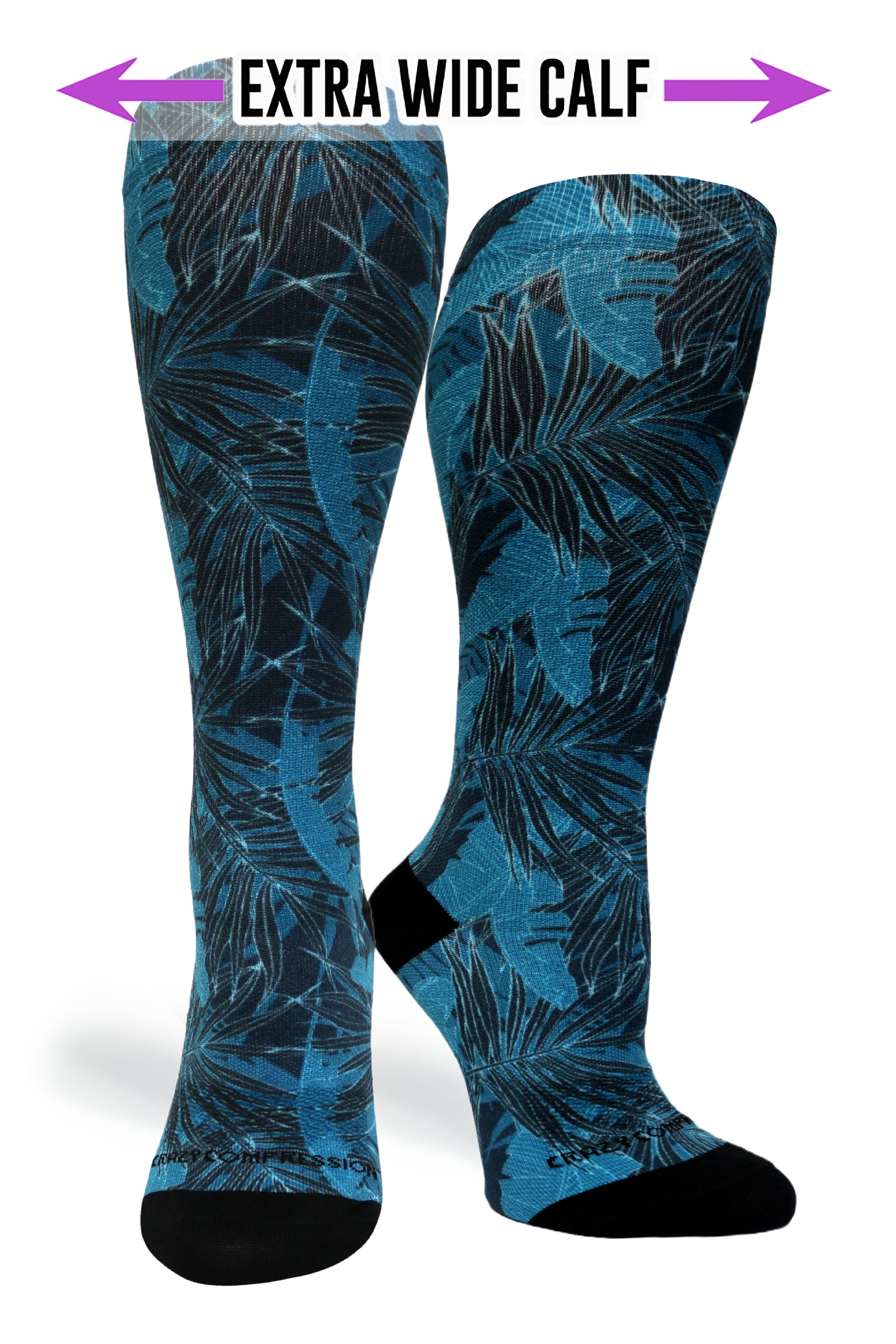 360 Palm Nights OTC Compression Socks (Standard & Extra Wide)