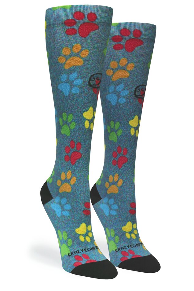 360 Paw Prints Station Blue T19