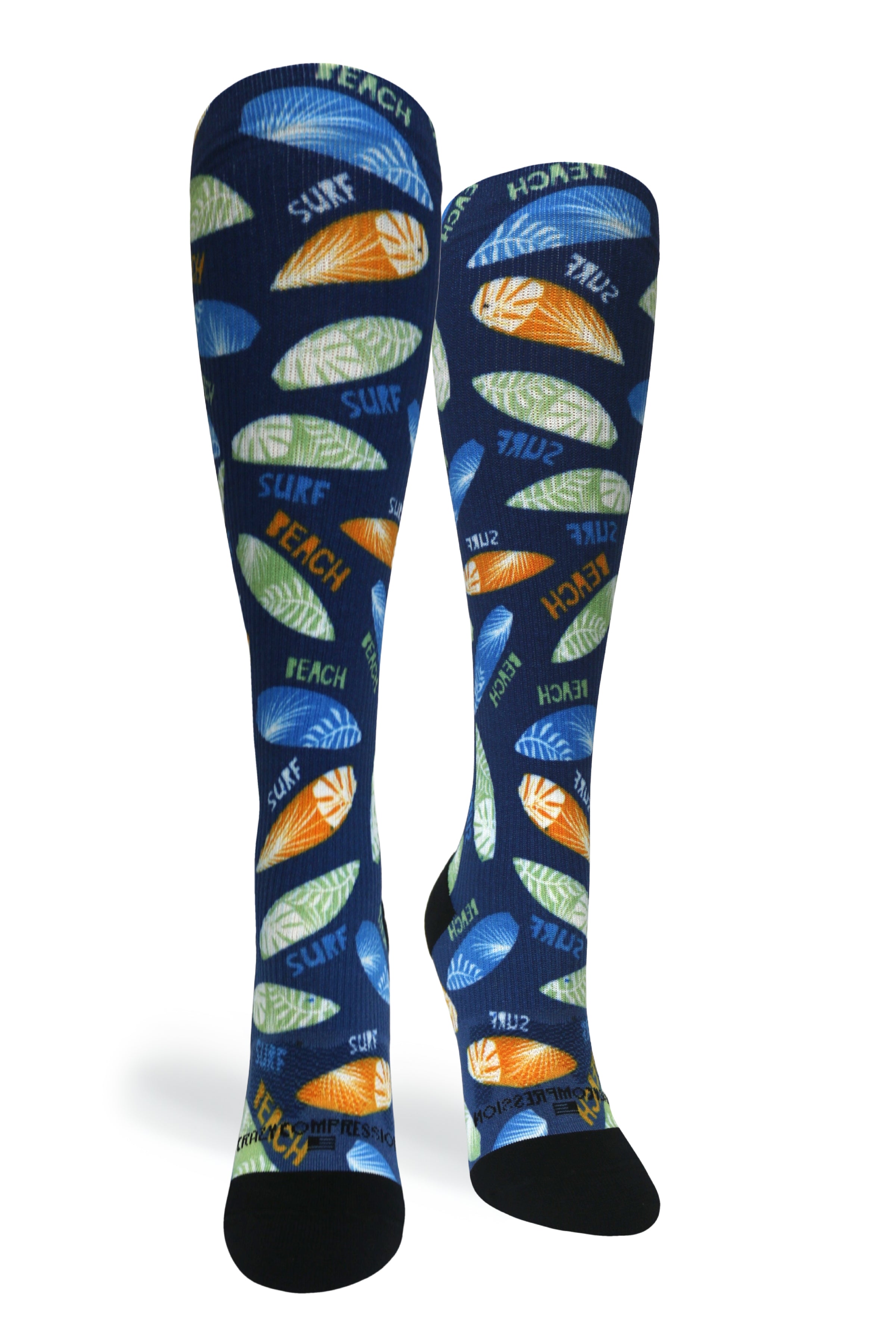Calcetines de compresión 360 Surf Beach OTC (estándar y extra anchos)