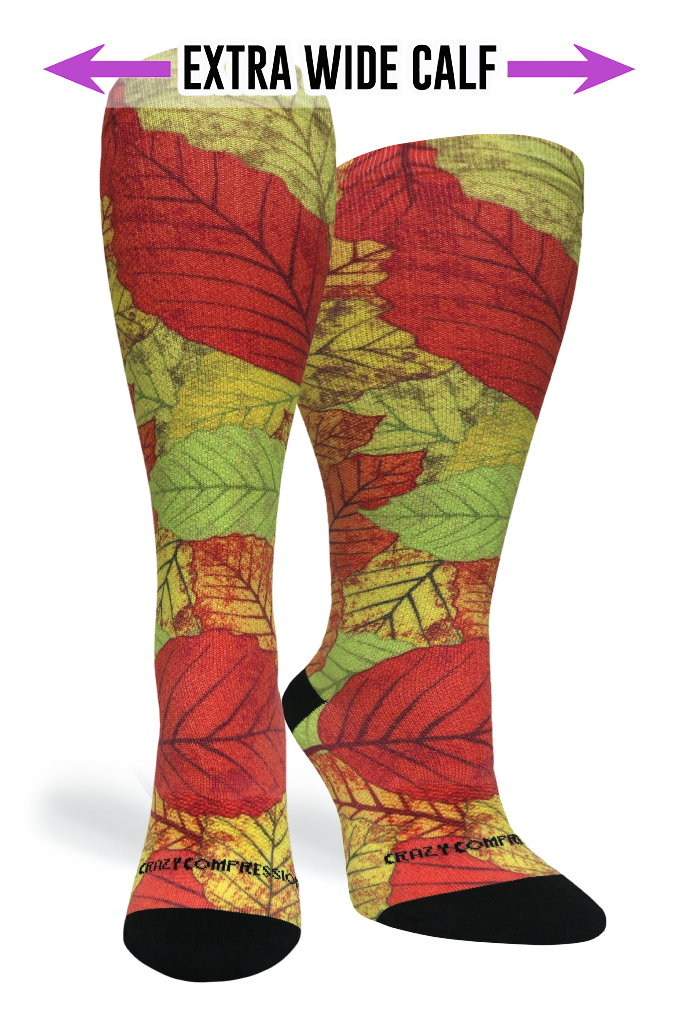 360 Turning Leaves OTC Compression Socks (Standard & Extra Wide)