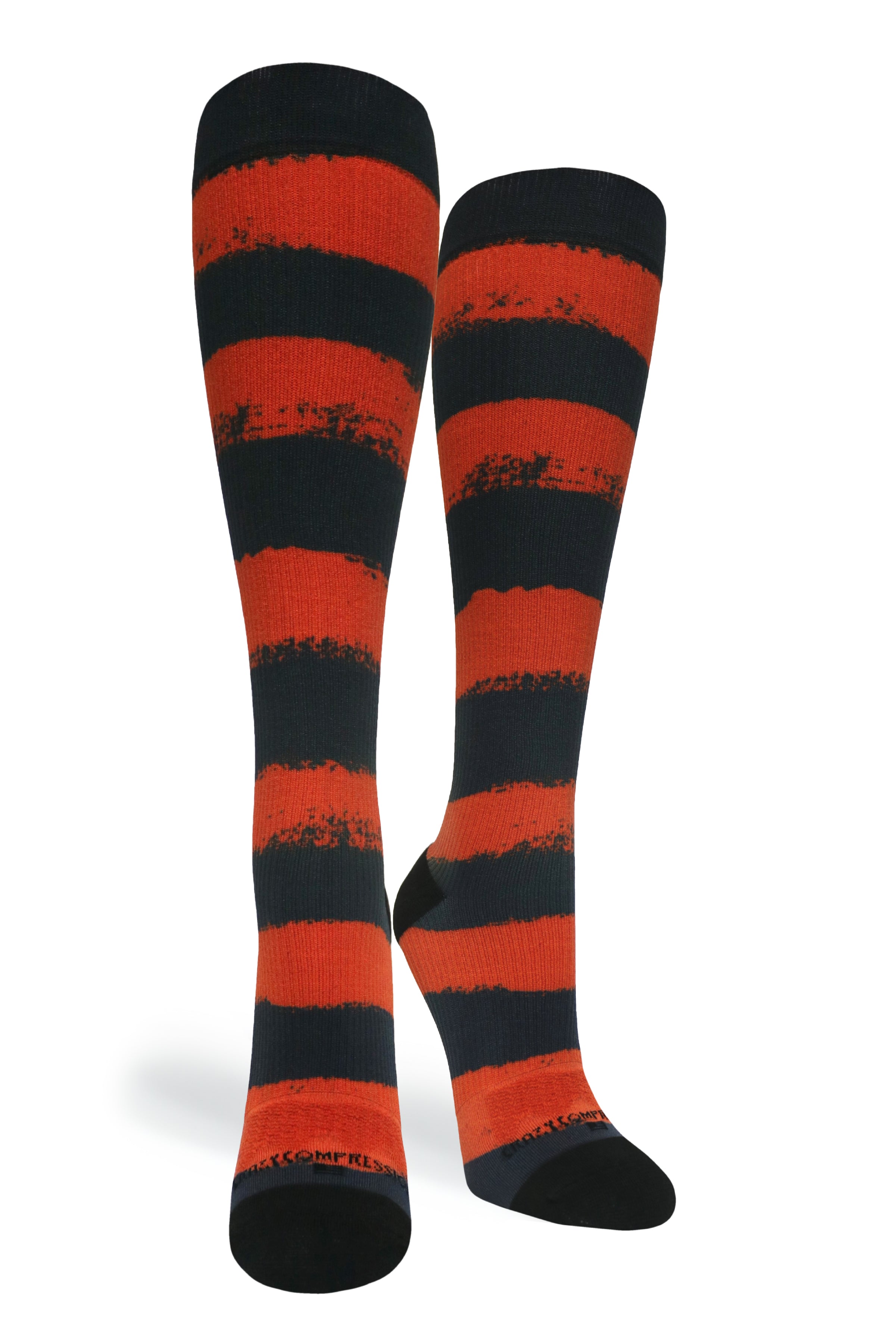 Medias de compresión de venta libre 360 Witches Stripes (estándar y extra anchas)