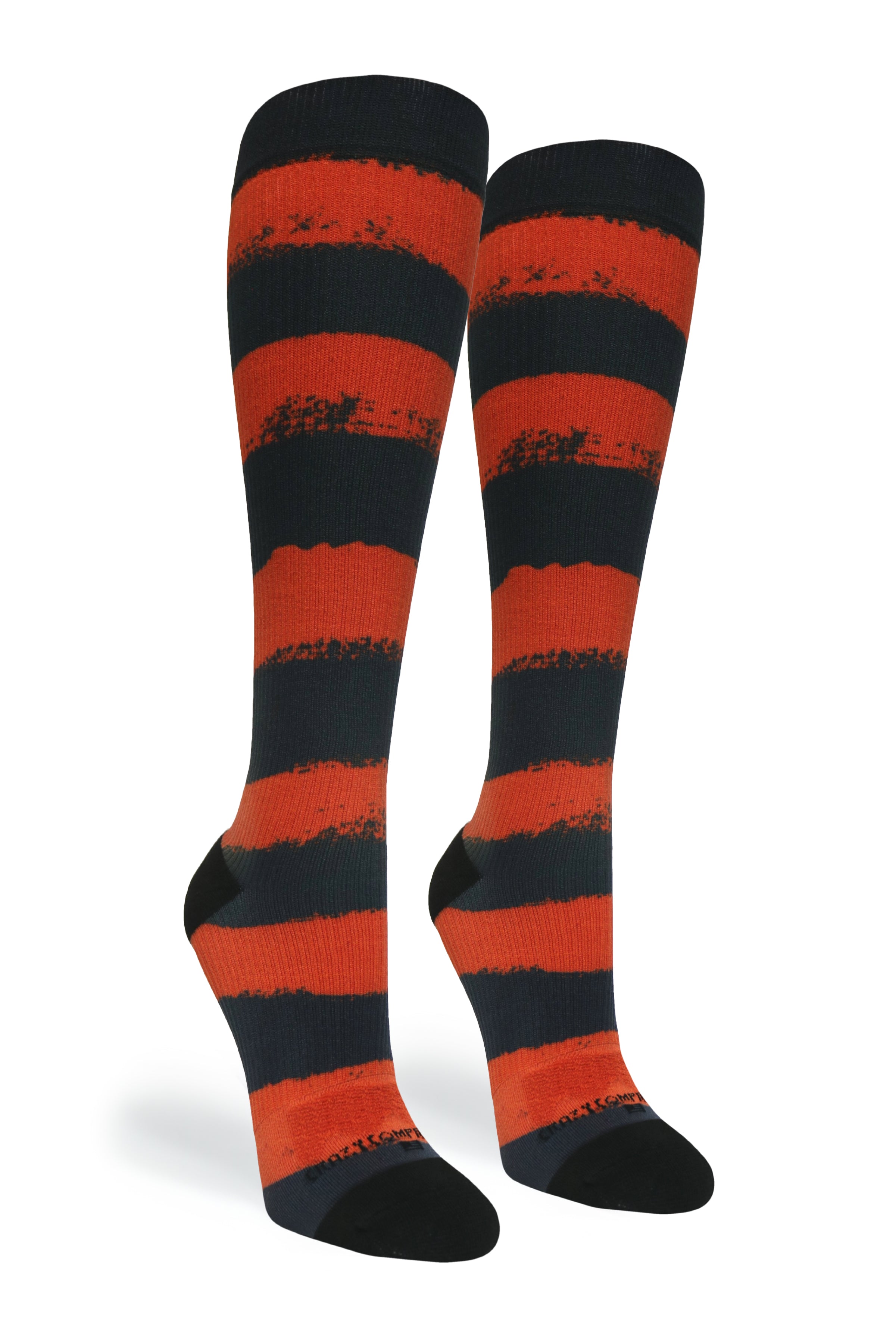 Medias de compresión de venta libre 360 Witches Stripes (estándar y extra anchas)