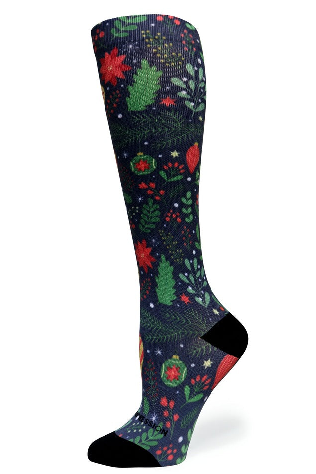 360 Ornamental Night OTC Compression Socks (Standard & Extra Wide)