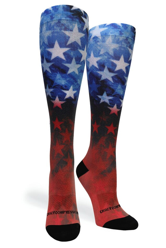 360 Stars of Glory OTC Compression Socks (Standard & Extra Wide)