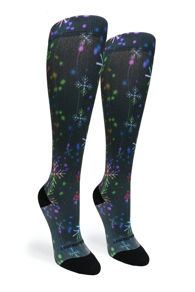 360 Tinsel Flakes OTC Compression Socks (Standard & Extra Wide)