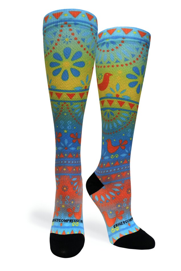 360 Tradicional Ombré OTC Compression Socks (Standard & Extra Wide)