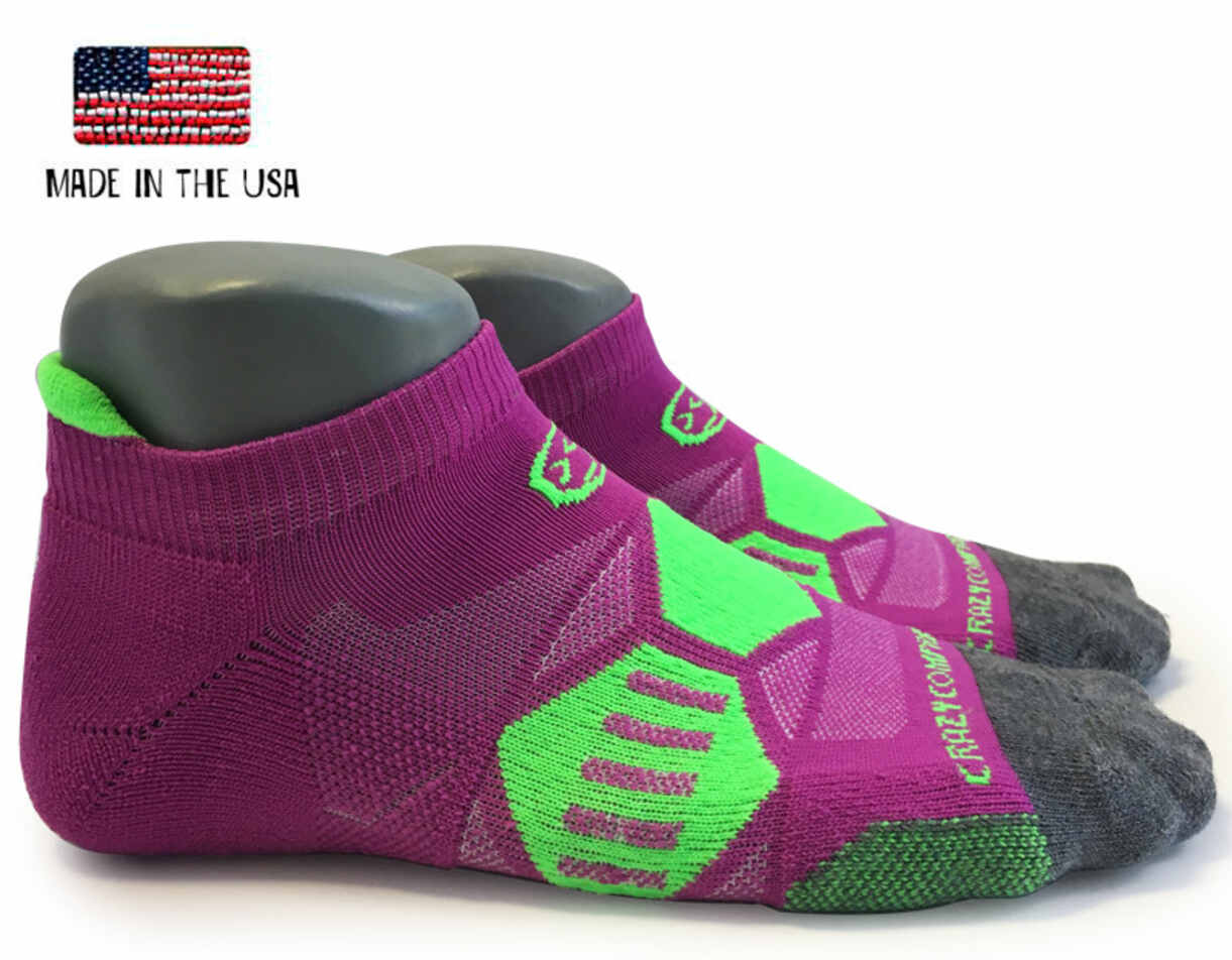 Berry & Lime - Elite Running Socks