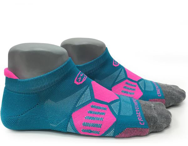 Hyper Teal & Pink Elite Runners - CrazyCompression.com