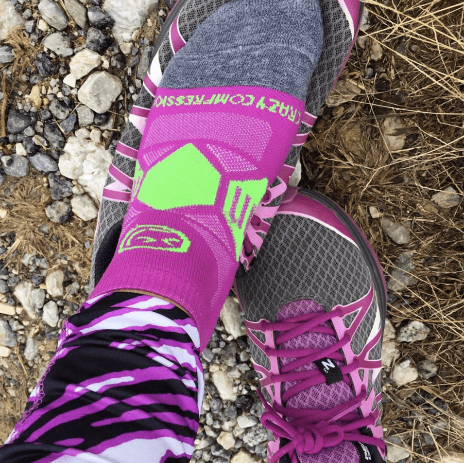 Berry & Lime Runners - Elite Running Socks